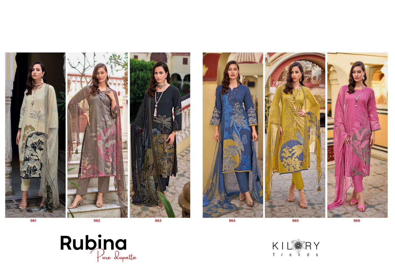 Kilory Rubina Cotton Digital Printed Salwar Kameez Wholesale catalog
