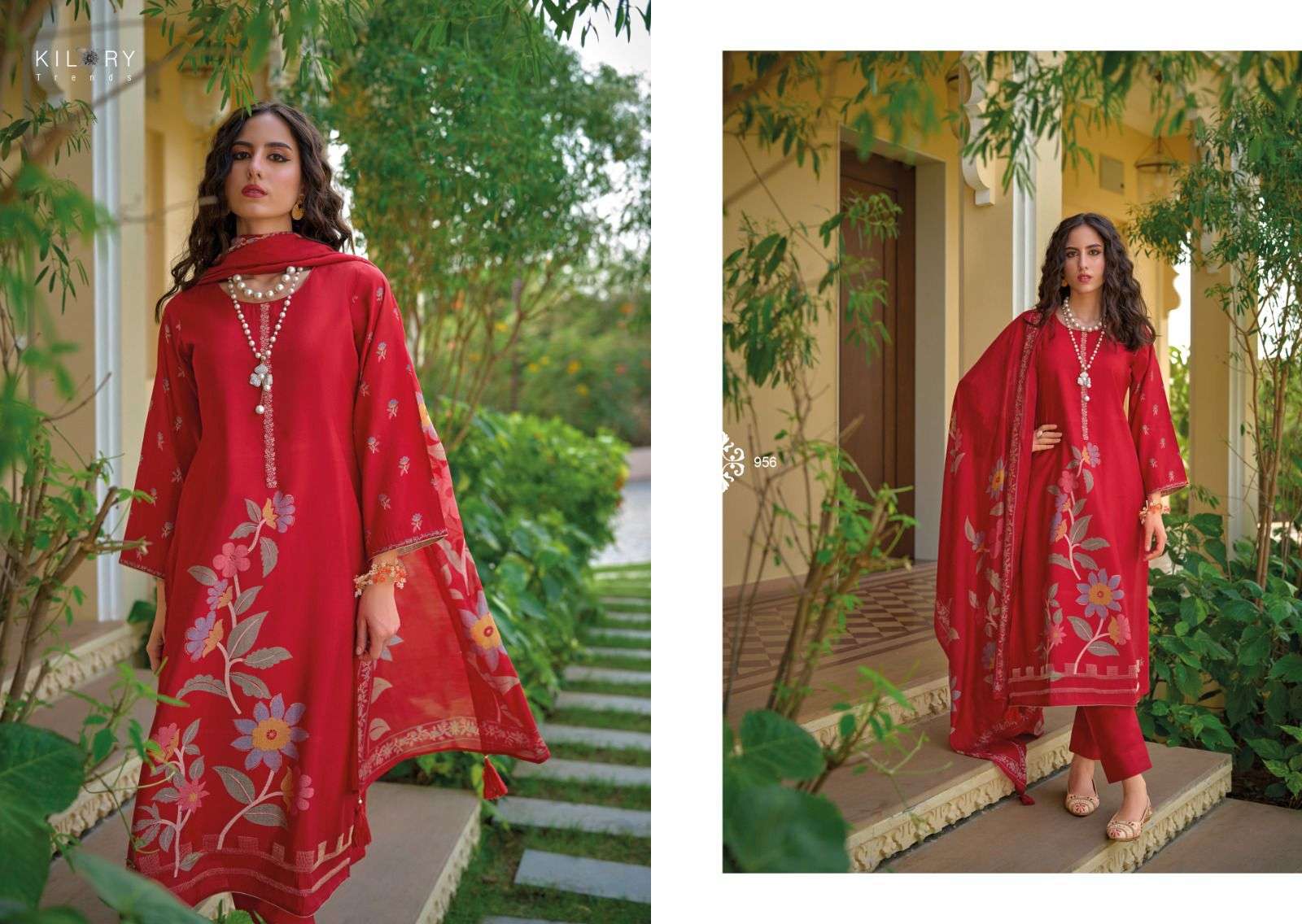 Kilory Zarina New Viscose Muslin Printed Salwar Kameez Wholesale catalog