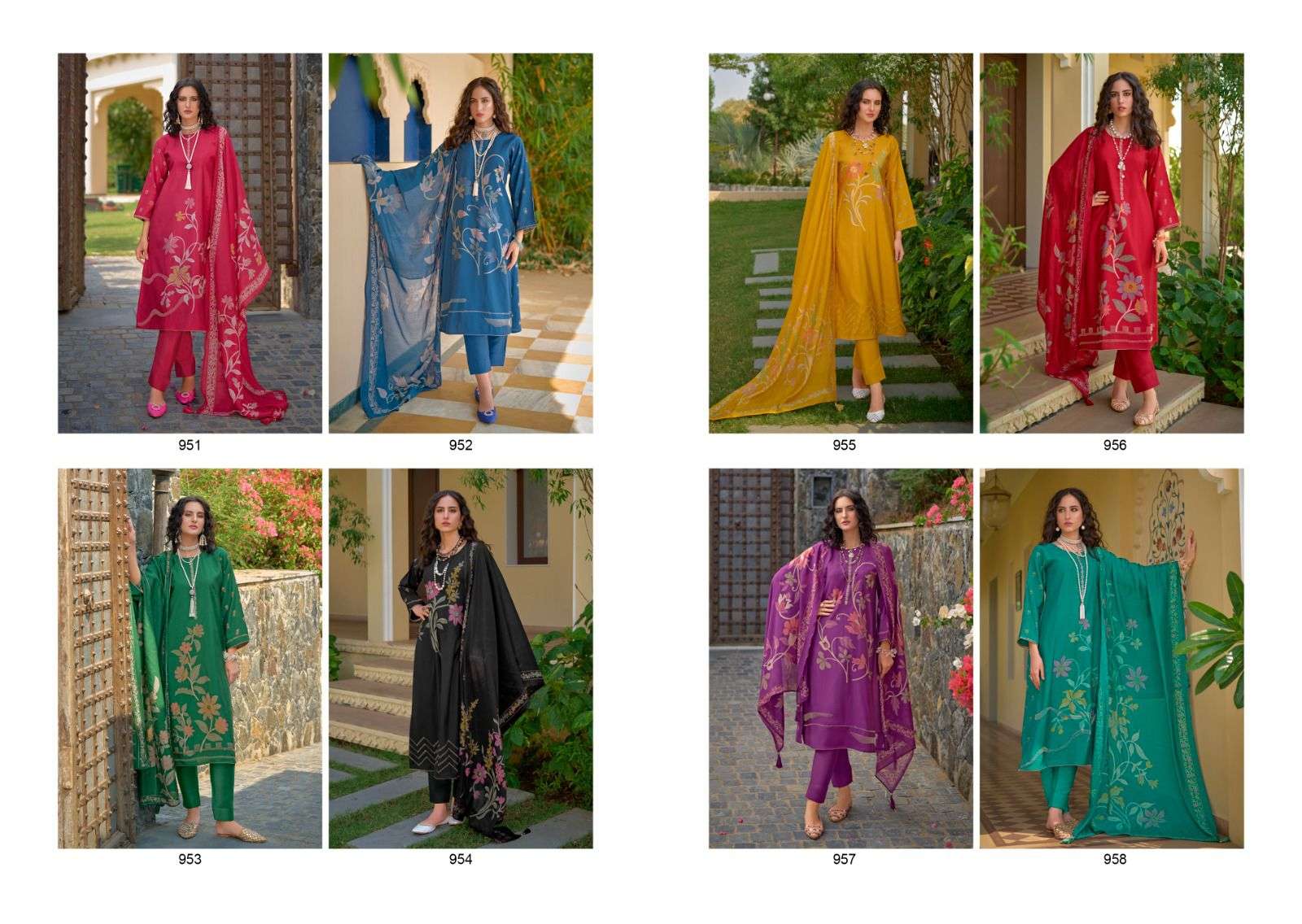 Kilory Zarina New Viscose Muslin Printed Salwar Kameez Wholesale catalog