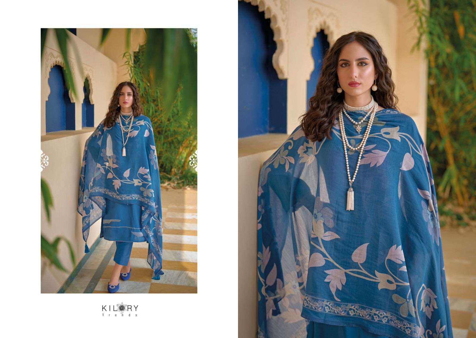 Kilory Zarina New Viscose Muslin Printed Salwar Kameez Wholesale catalog