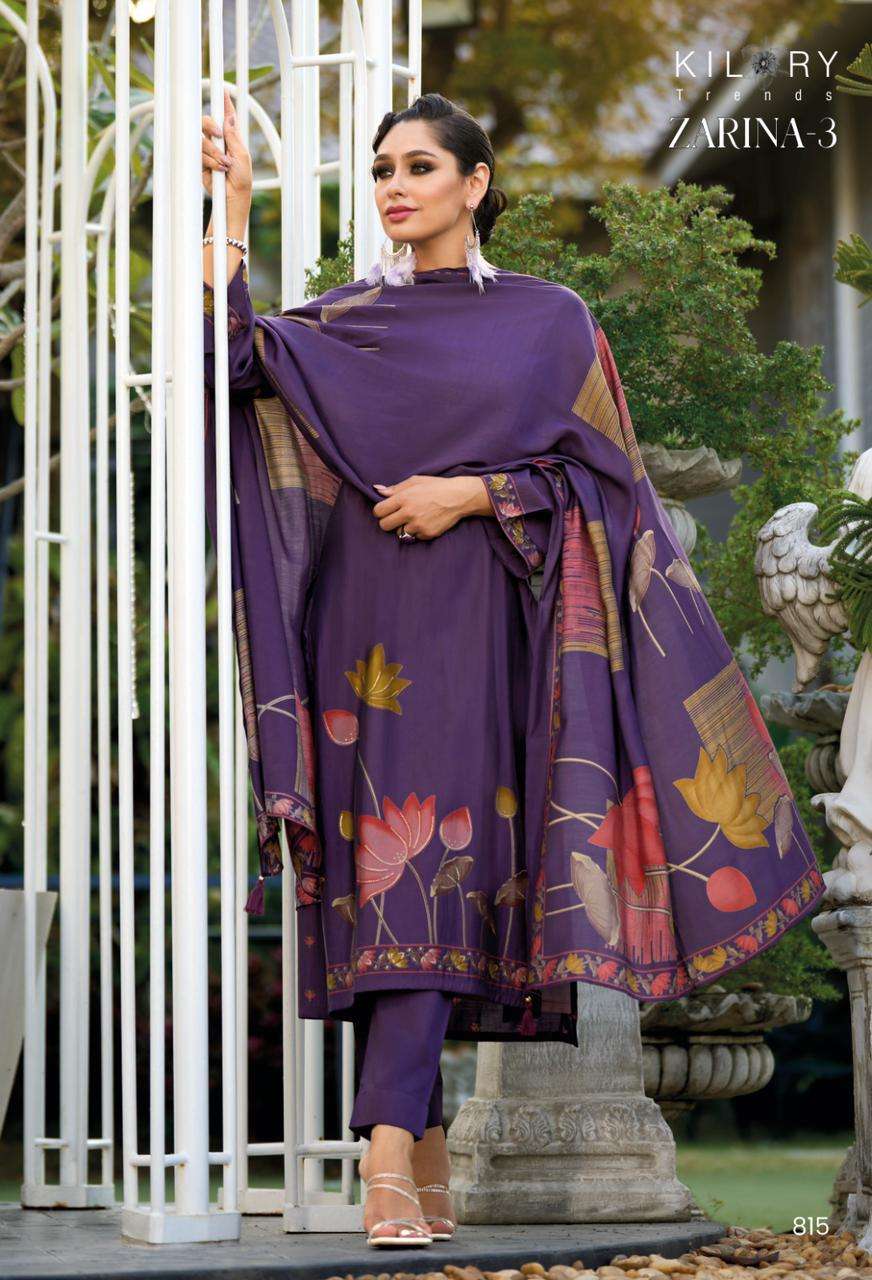 Kilory Zarina Vol 3 Dress Material Wholesale catalog