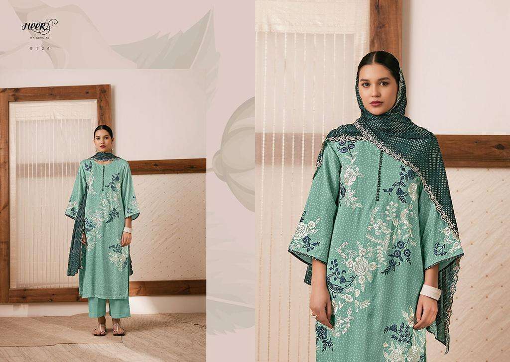 Kimora Heer Gara Vol 4 Muslin Digital Printed Salwar Kameez Wholesale catalog