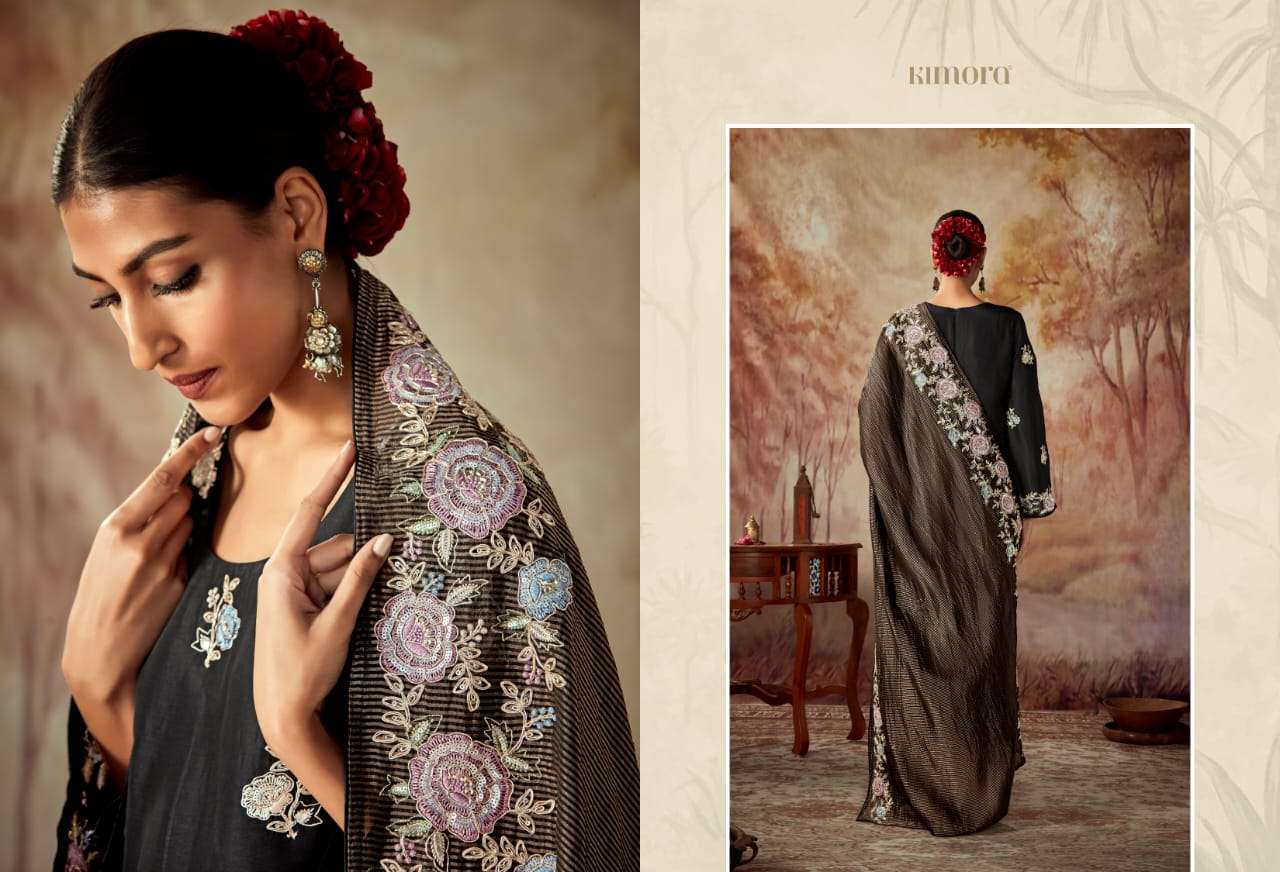Kimora Heer Shahi Silk Designer Salwar Suits Wholesale catalog