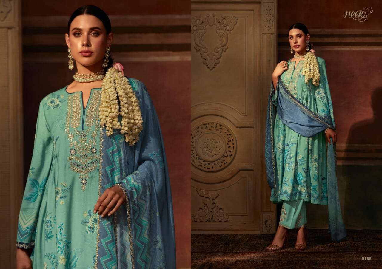 Kimora Heer Zulfa Maslin Digital Printed Salwar Kameez Wholesale catalog