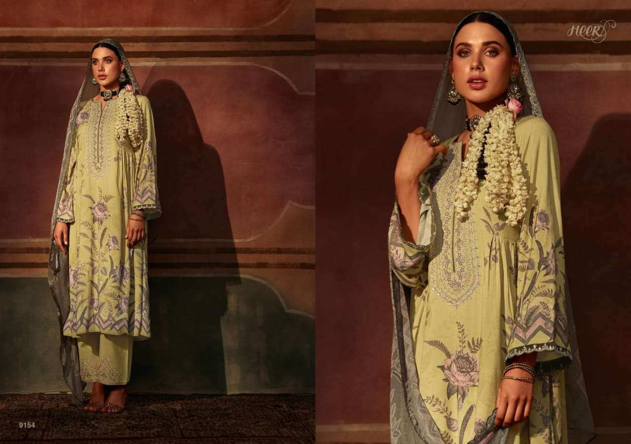 Kimora Heer Zulfa Maslin Digital Printed Salwar Kameez Wholesale catalog