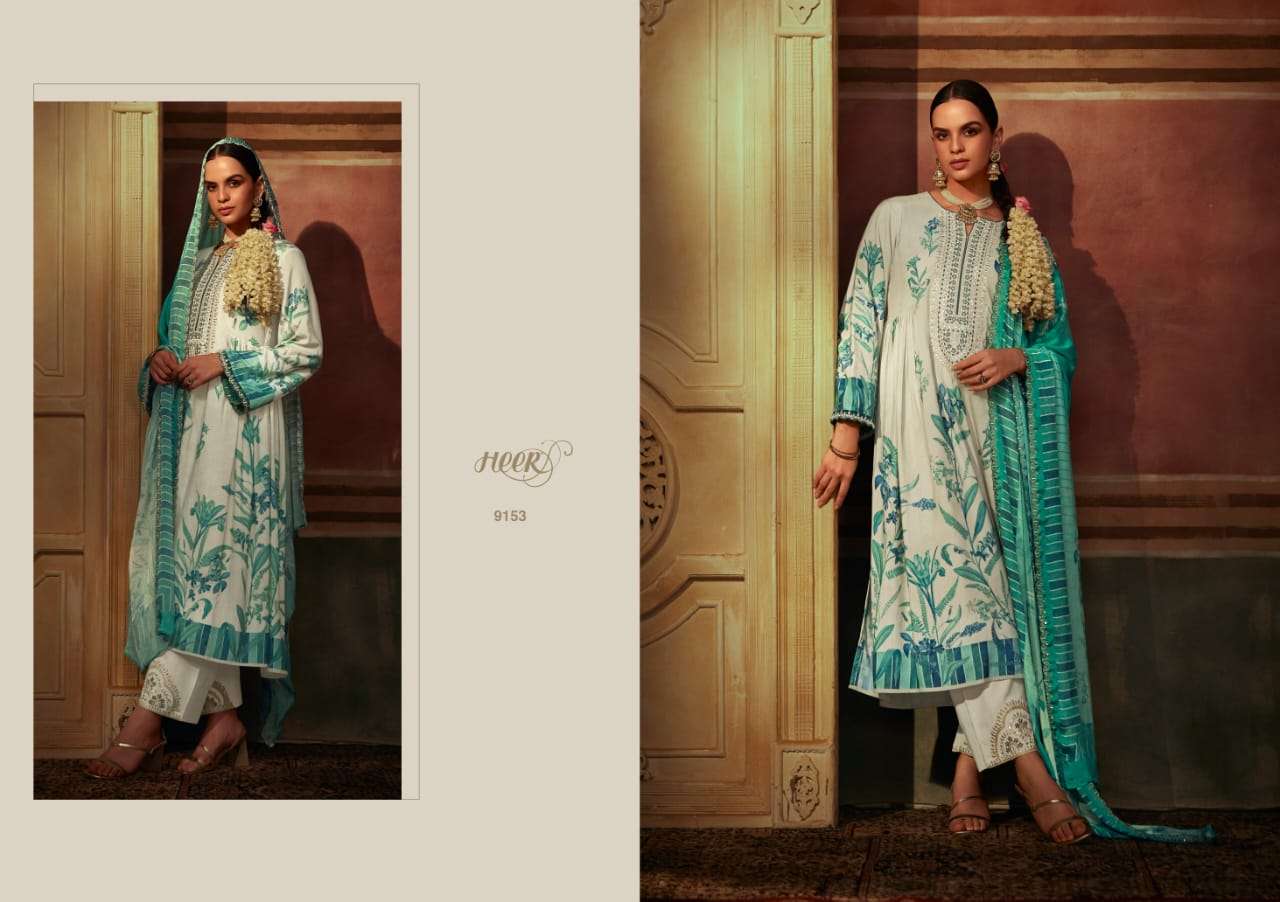 Kimora Heer Zulfa Maslin Digital Printed Salwar Kameez Wholesale catalog