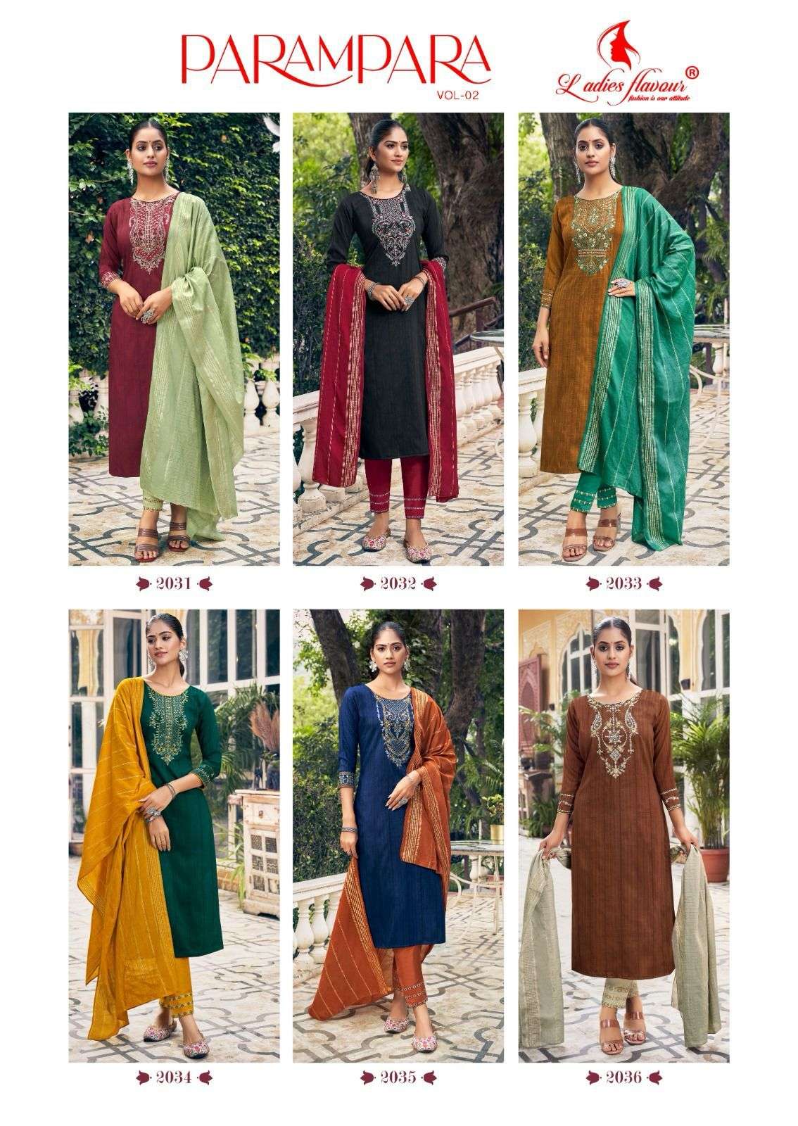 Ladies Flavour Parampara-2 Kurti Wholesale catalog