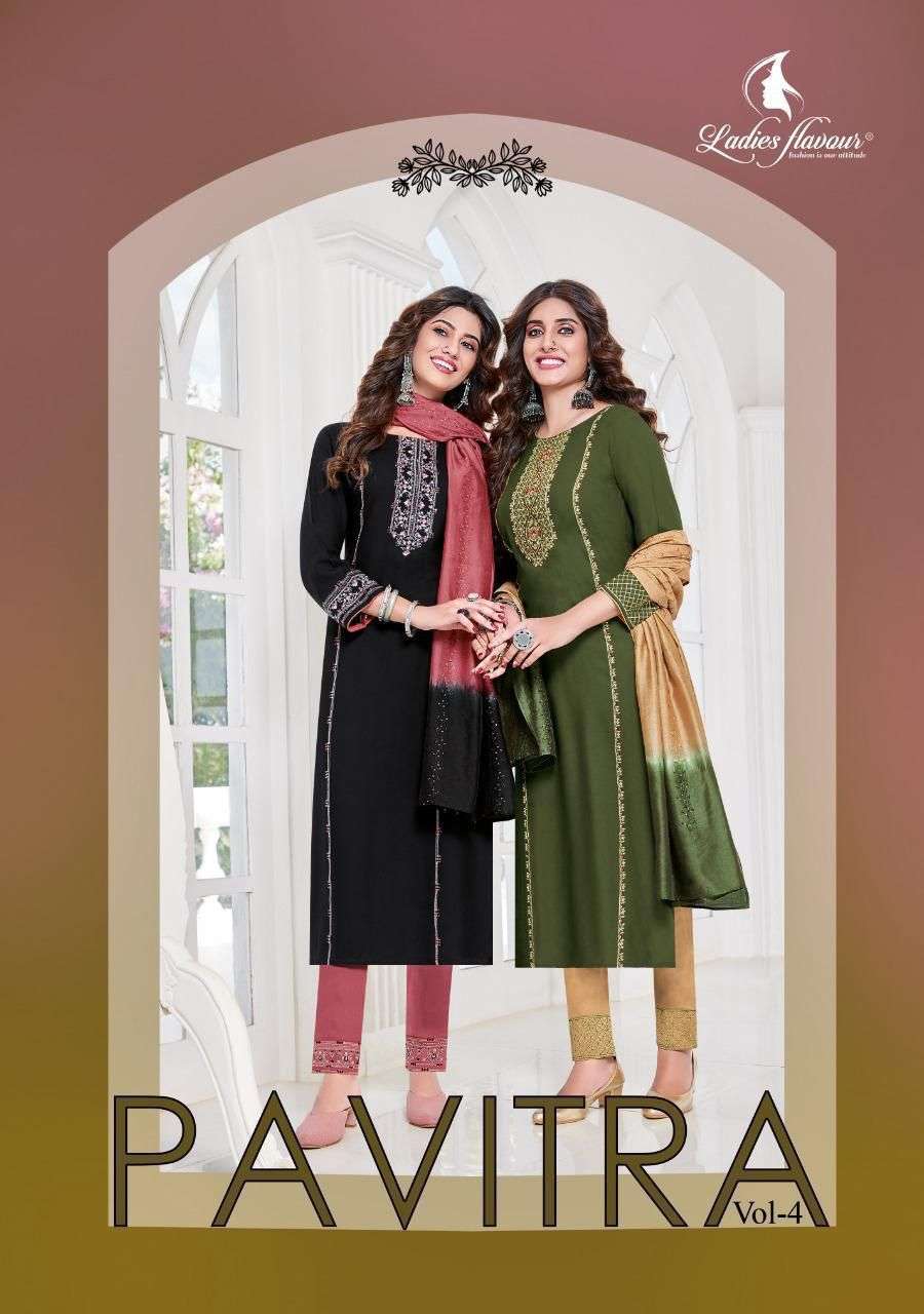 Ladies Flavour Pavitra Vol 4 Kurti Wholesale catalog