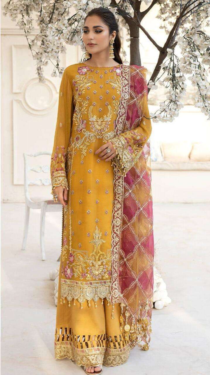 Mahnur M 103 Georgette Salwar Kameez Wholesale catalog