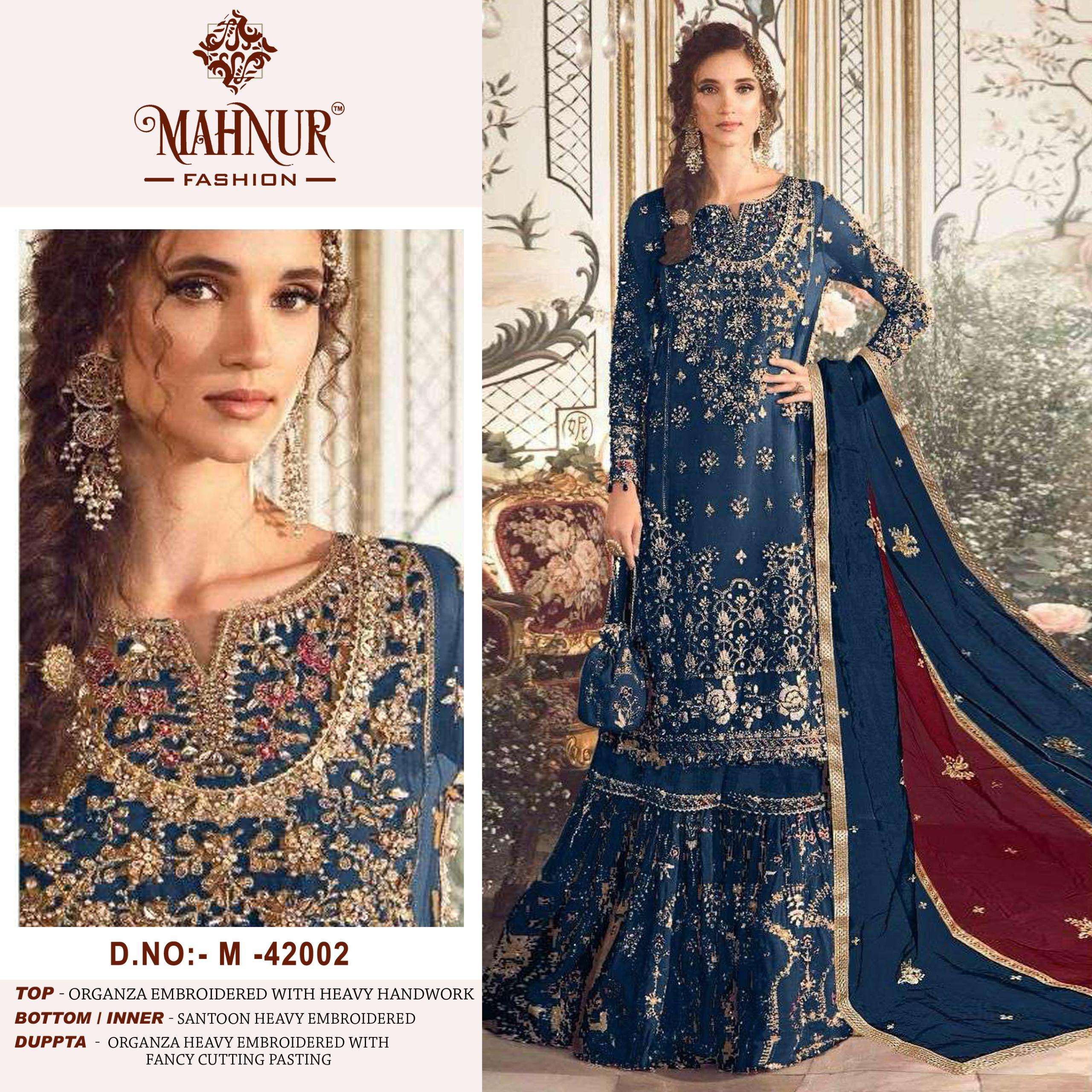 Mahnur Vol 42 Georgette Pakistani Suit Wholesale catalog