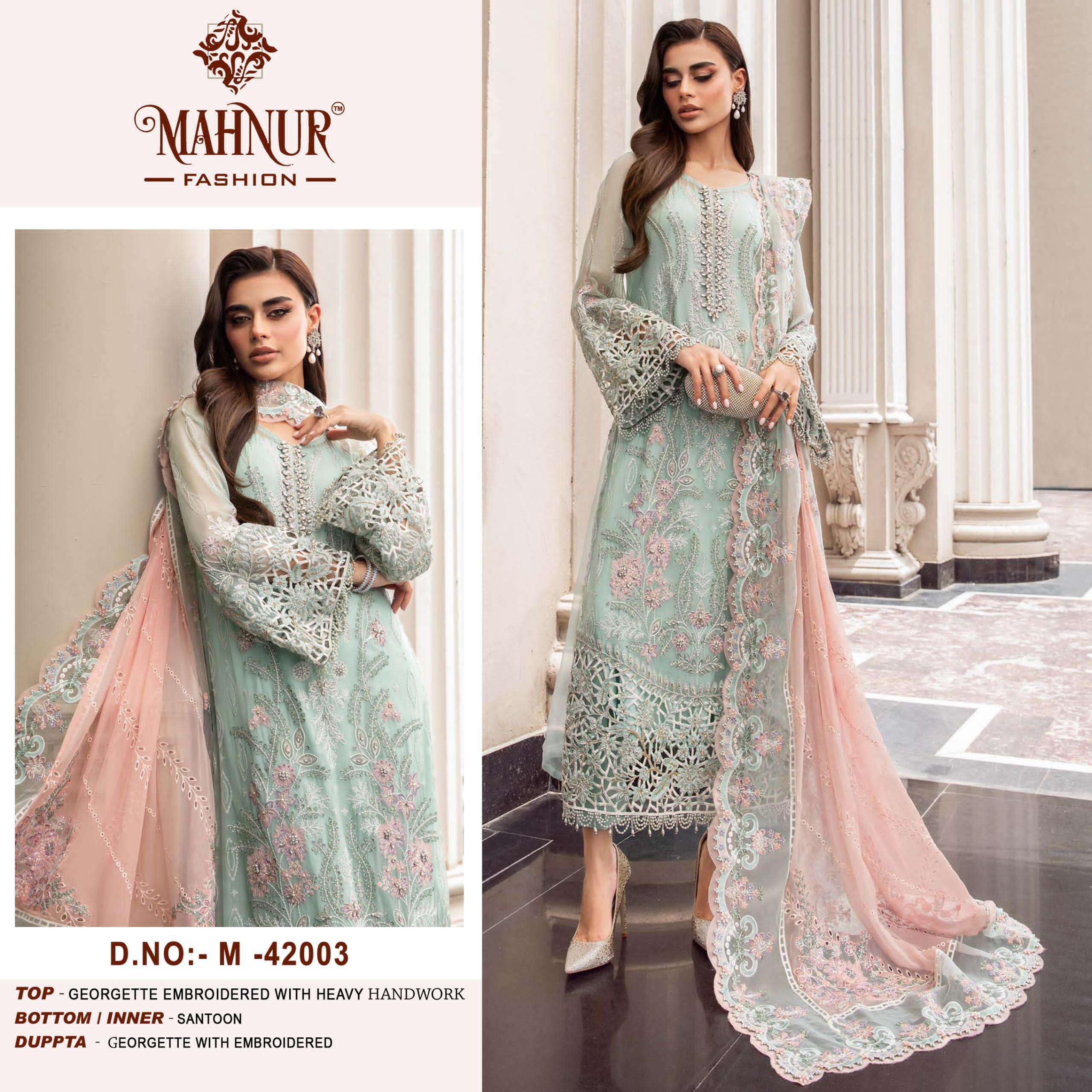 MAHNUR VOL-42 Salwar Kameez Wholesale catalog