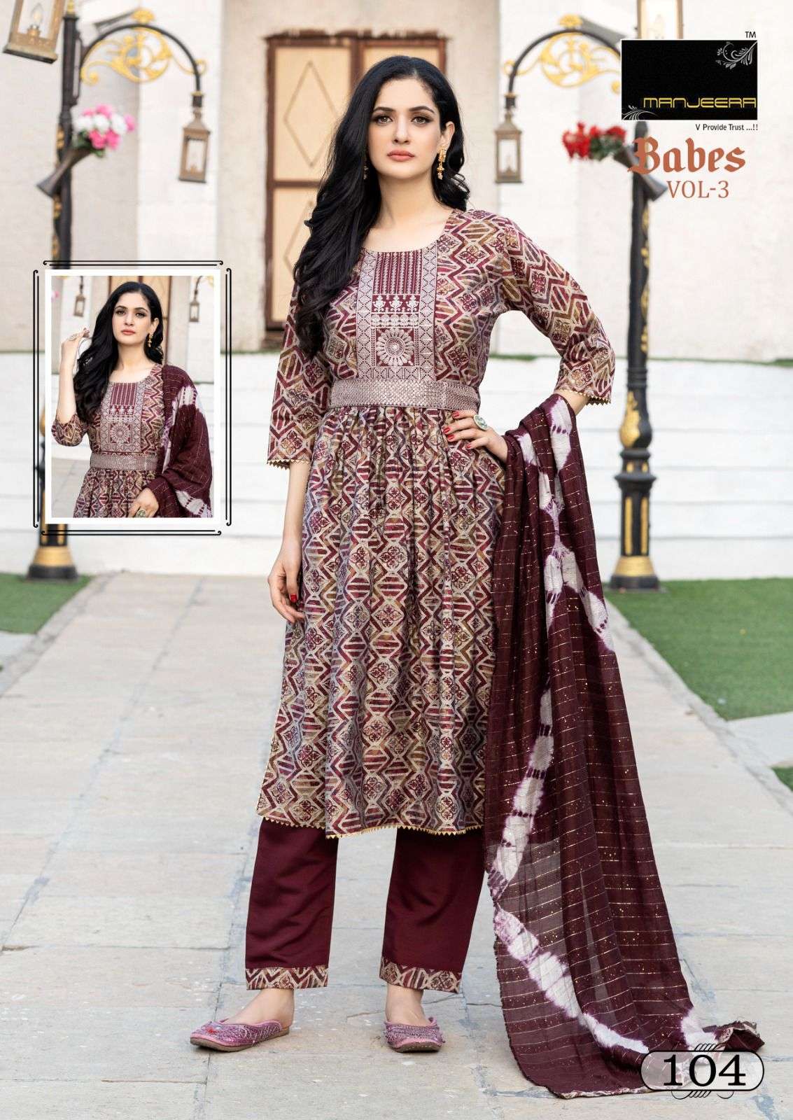 MANJEERA BABES 3  Kurti Wholesale catalog