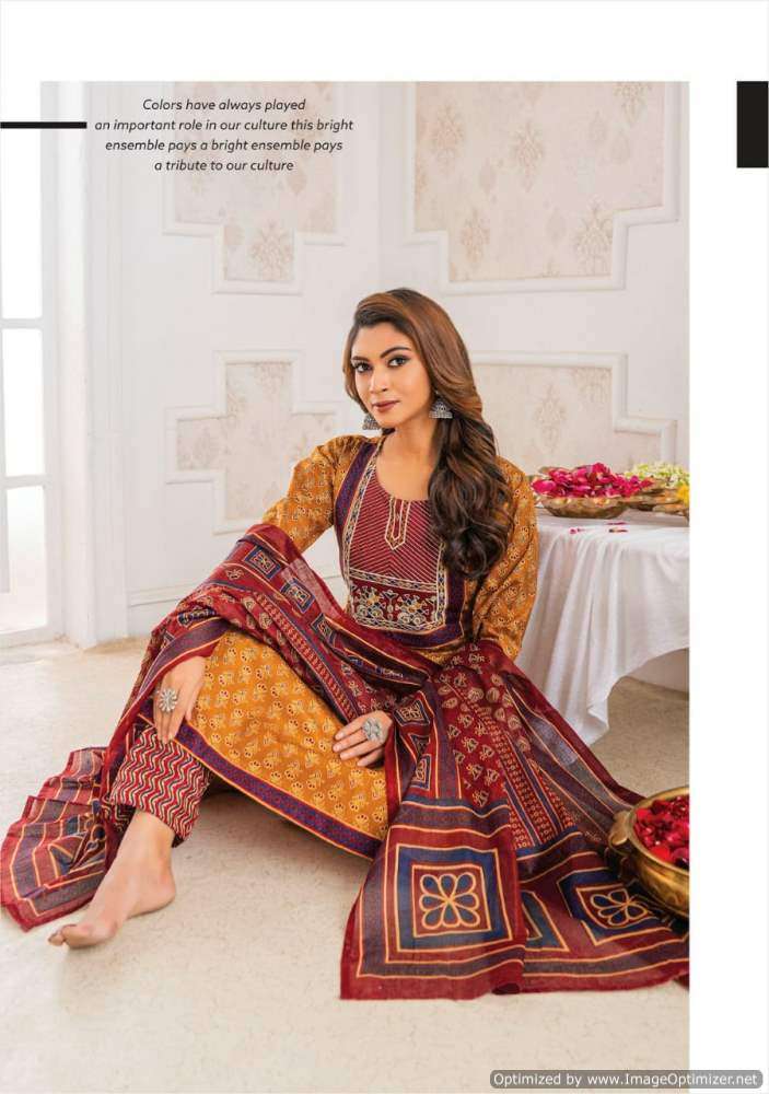 Mayur Ajrakh Vol-1 – Dress Material - Wholesale Catalog