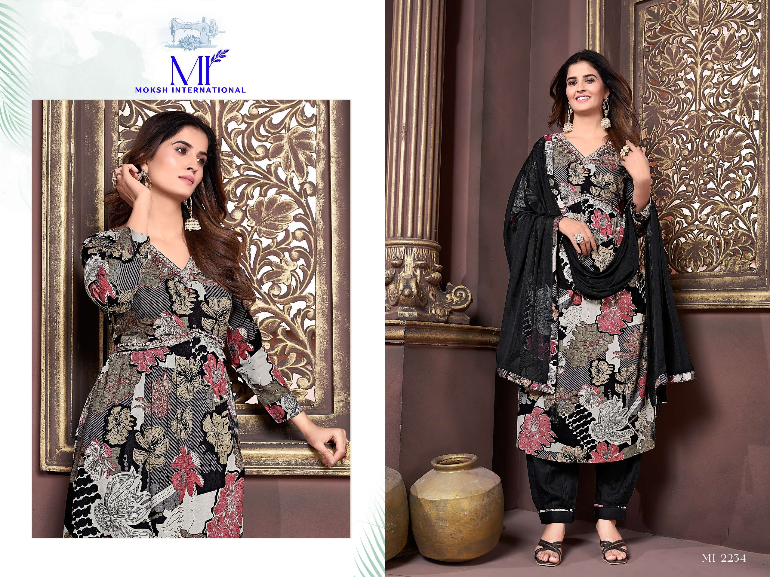 MOKSH INTERNATIONAL Afgani Alia Vol - 3 Kurti Wholesale catalog