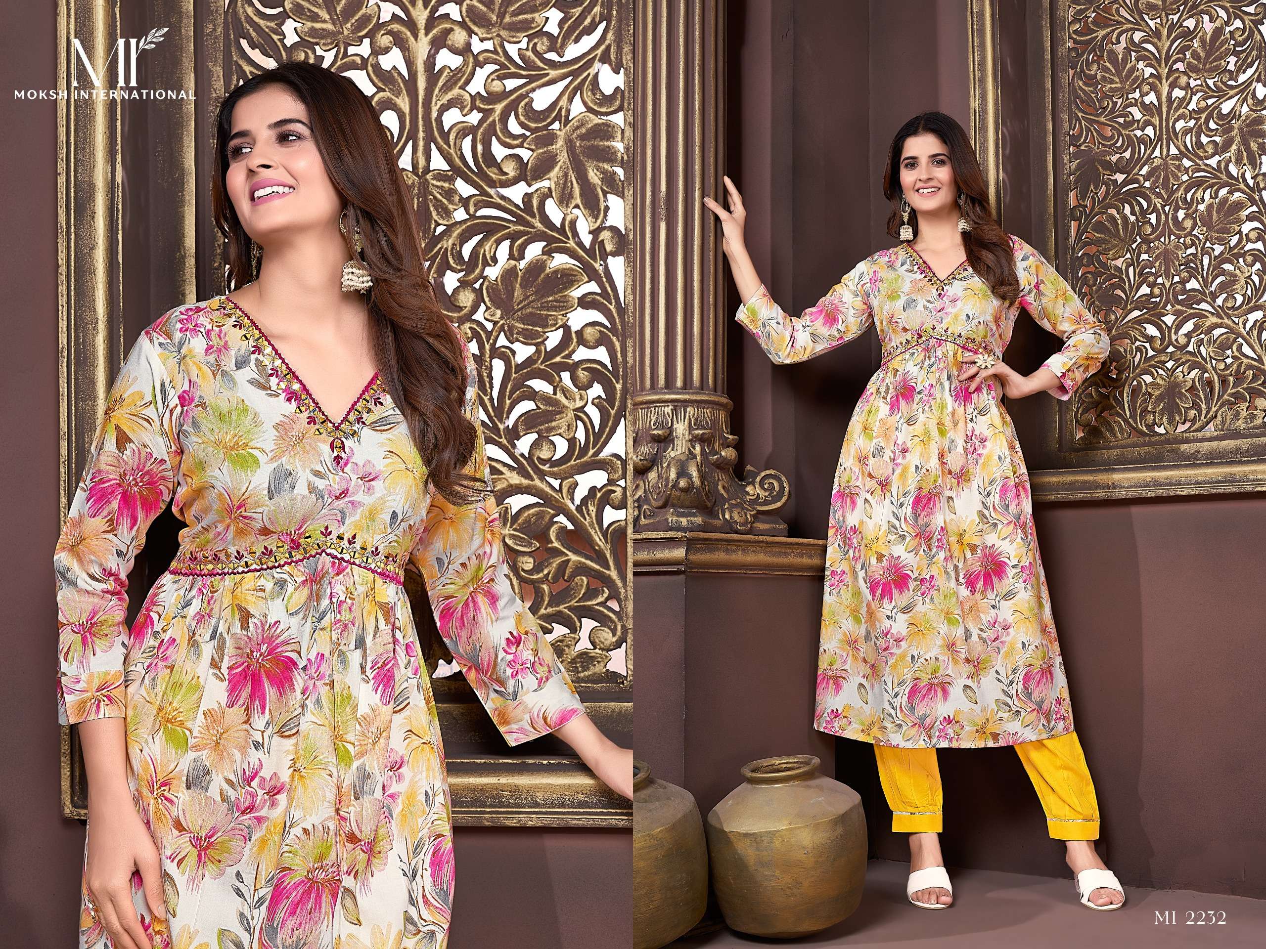 MOKSH INTERNATIONAL Afgani Alia Vol - 3 Kurti Wholesale catalog