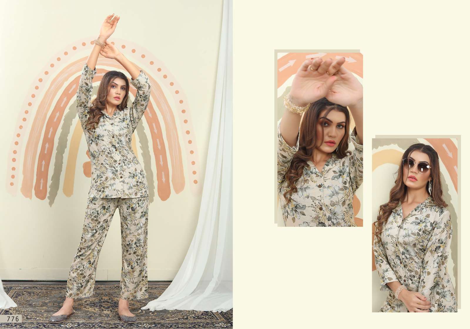 Moksh International  Co-ord Set Vol - 2 Kurti Wholesale catalog