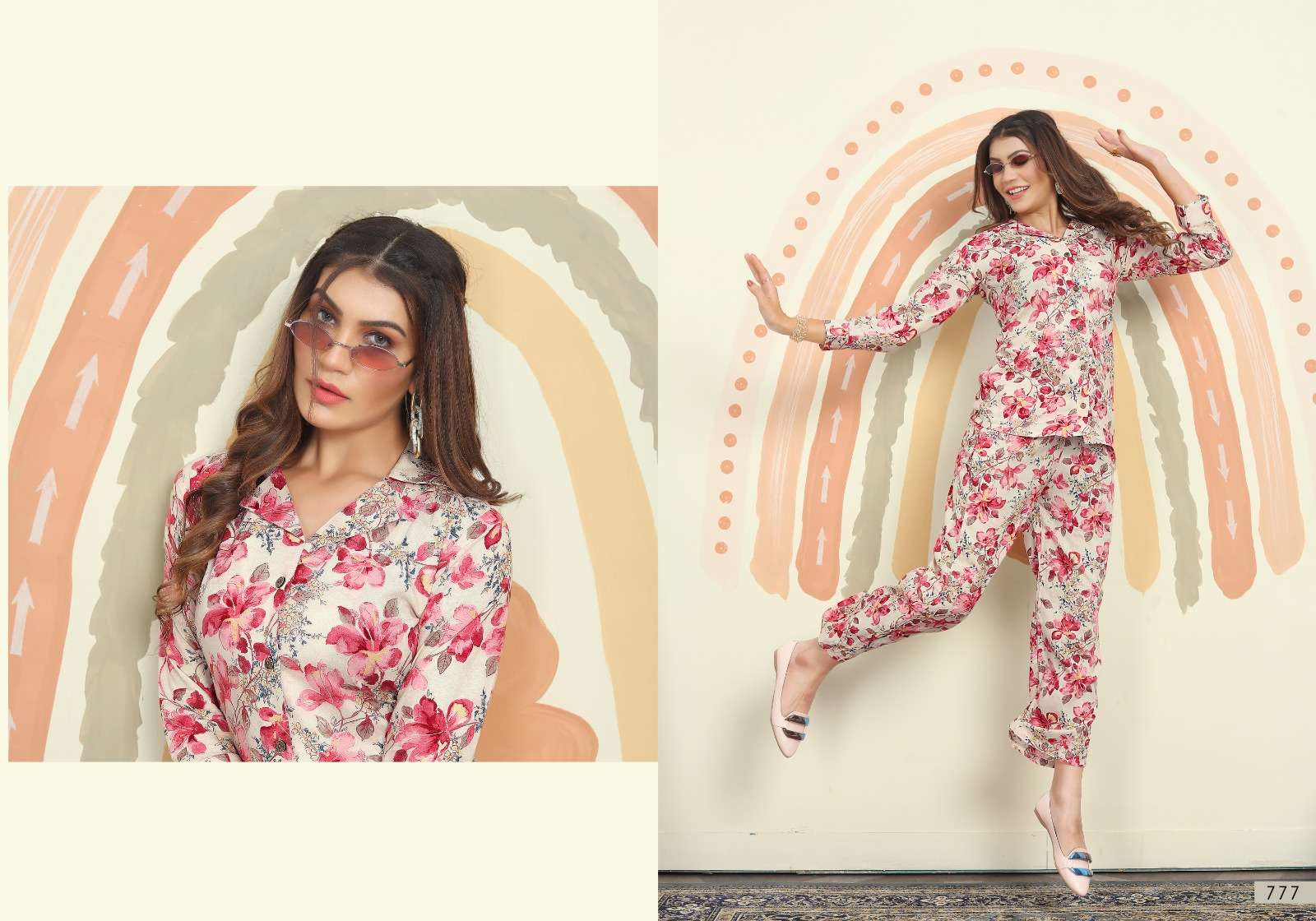 Moksh International  Co-ord Set Vol - 2 Kurti Wholesale catalog