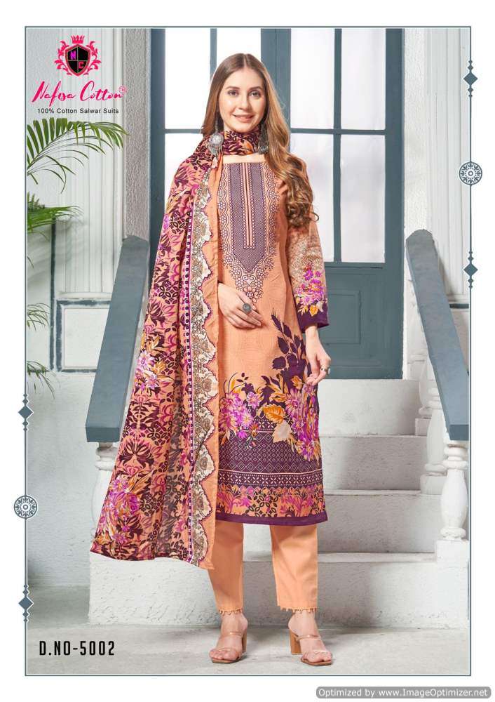 Nafisa Safina Vol-5 – Dress Material -Wholesale Catalog