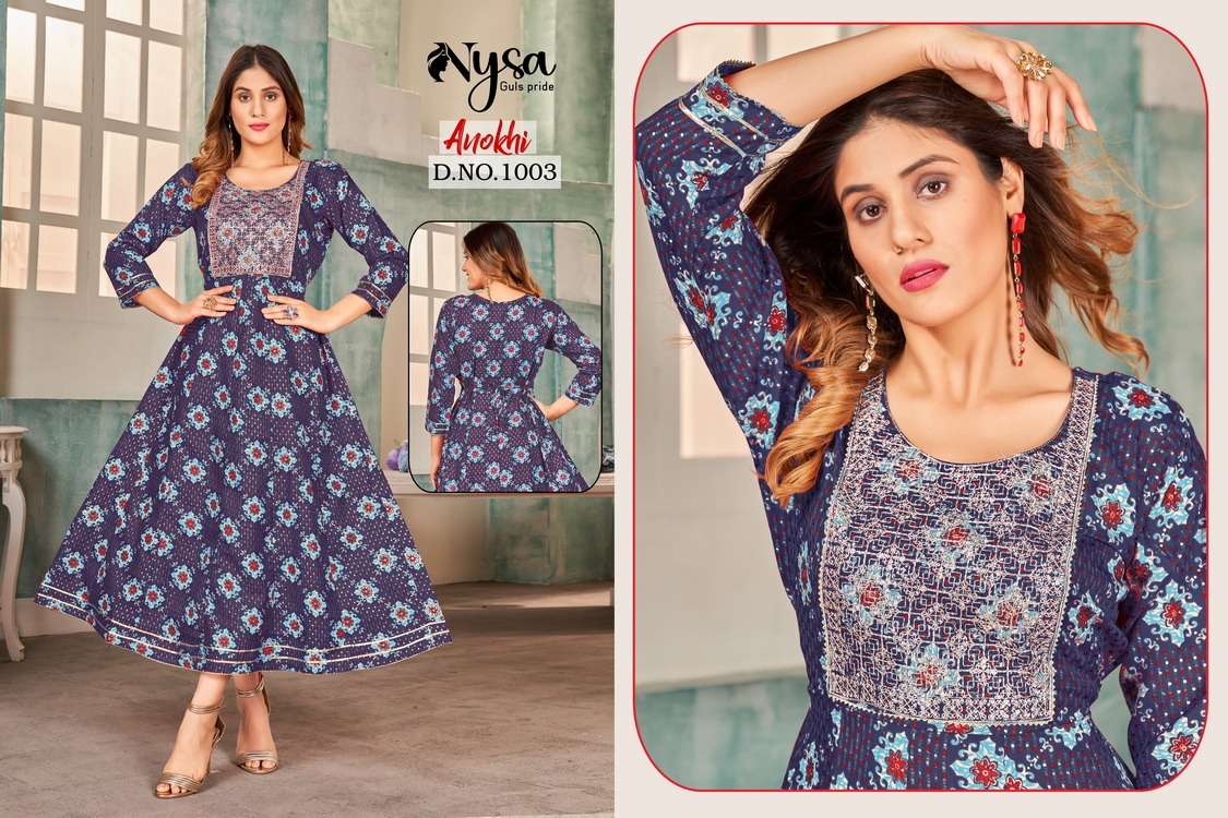 NYSA ANOKHI Kurti Wholesale catalog