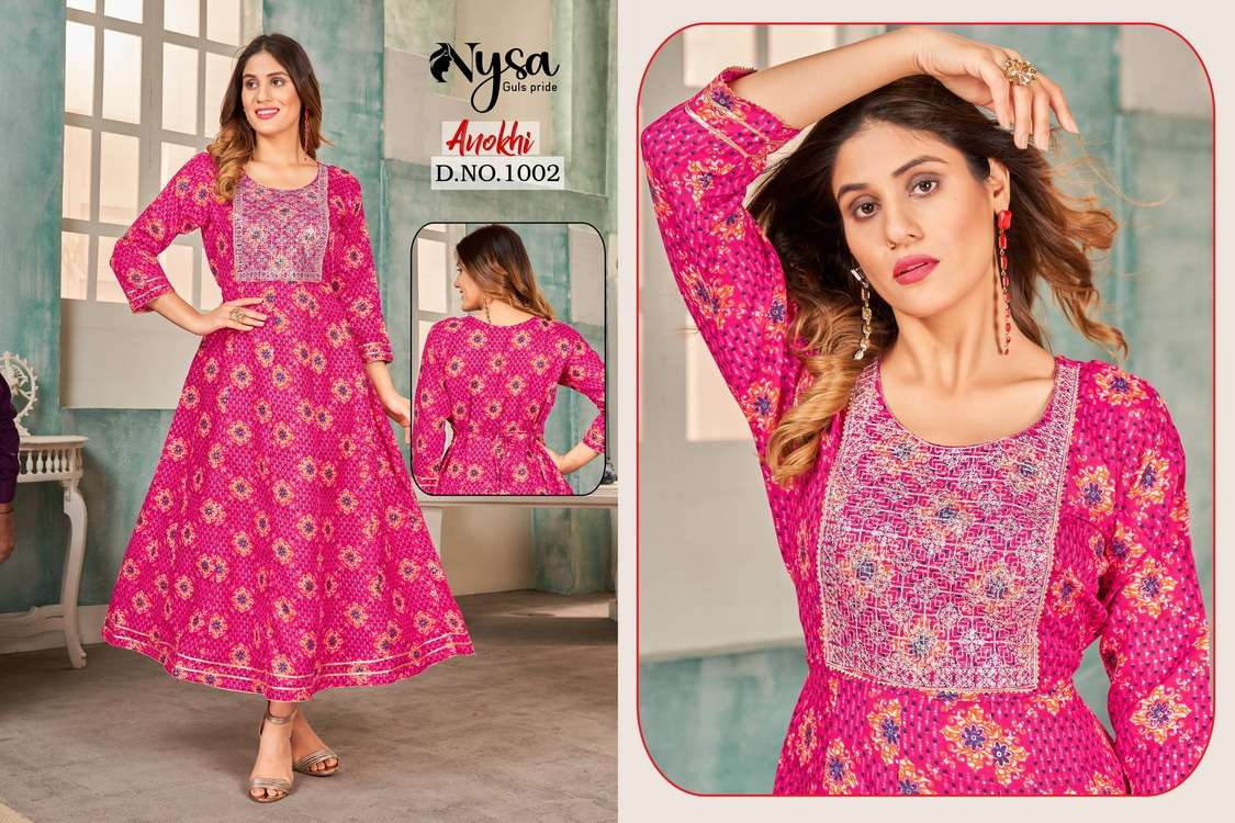 NYSA ANOKHI Kurti Wholesale catalog