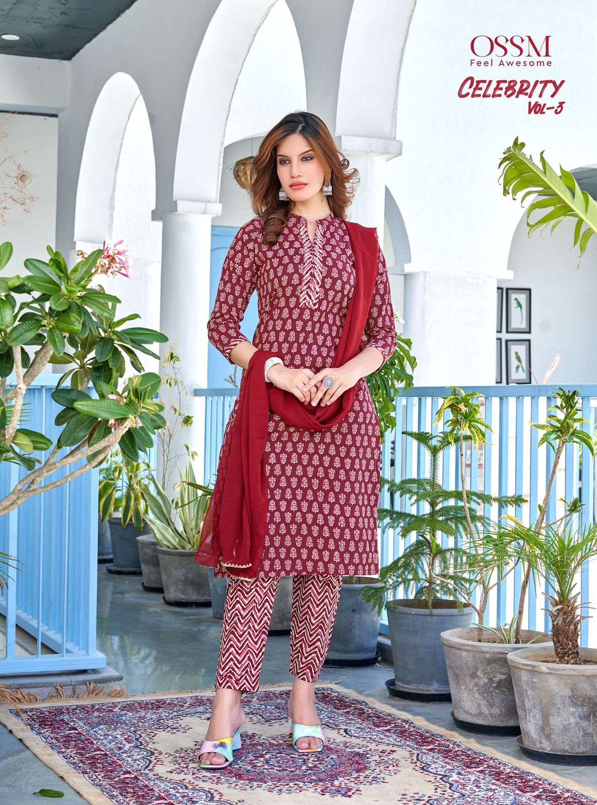 OSSM CELEBRITY Vol 03 Kurti Wholesale catalog