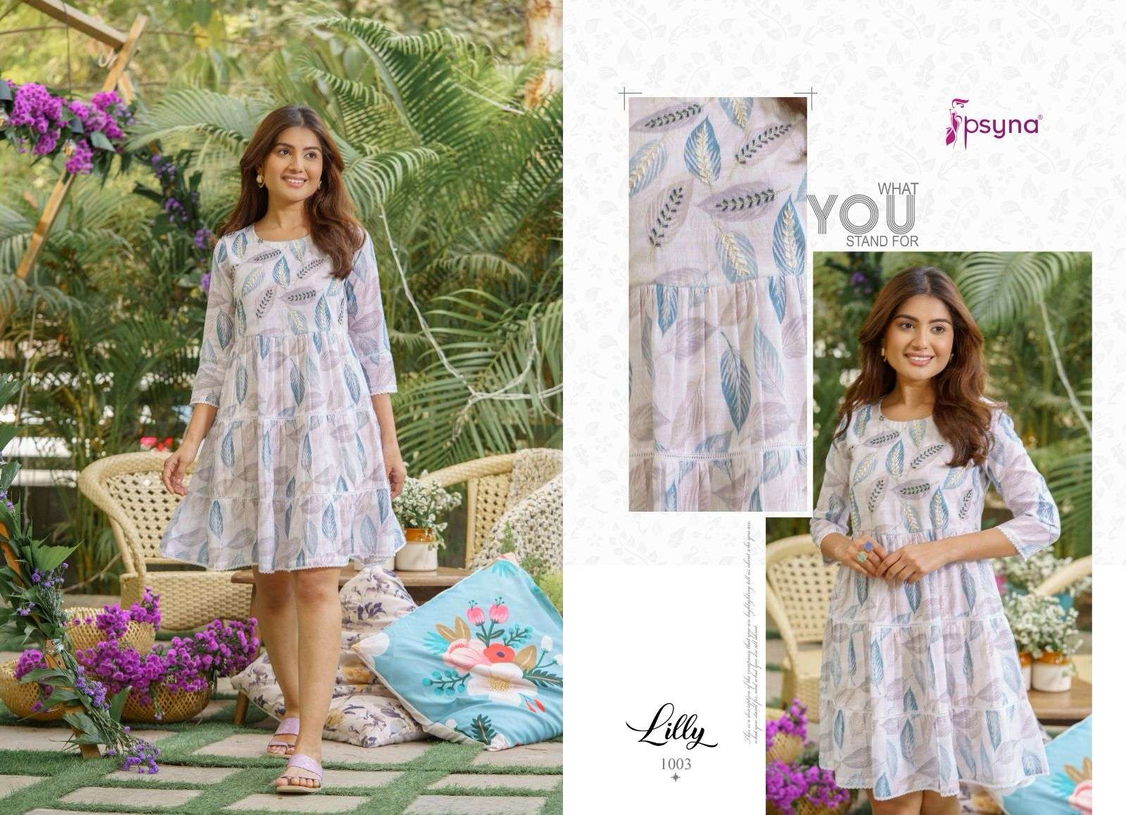Psyna Lilly Tunics short tops Kurti Wholesale catalog
