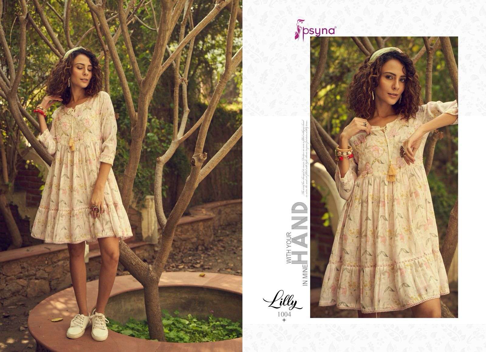 Psyna Lilly Tunics short tops Kurti Wholesale catalog
