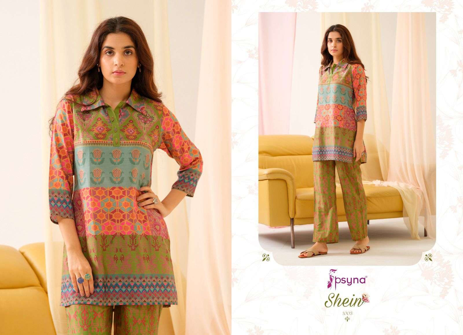 Psyna Shein Vol - 1 Co-Ord set Western Wear Wholesale catalog