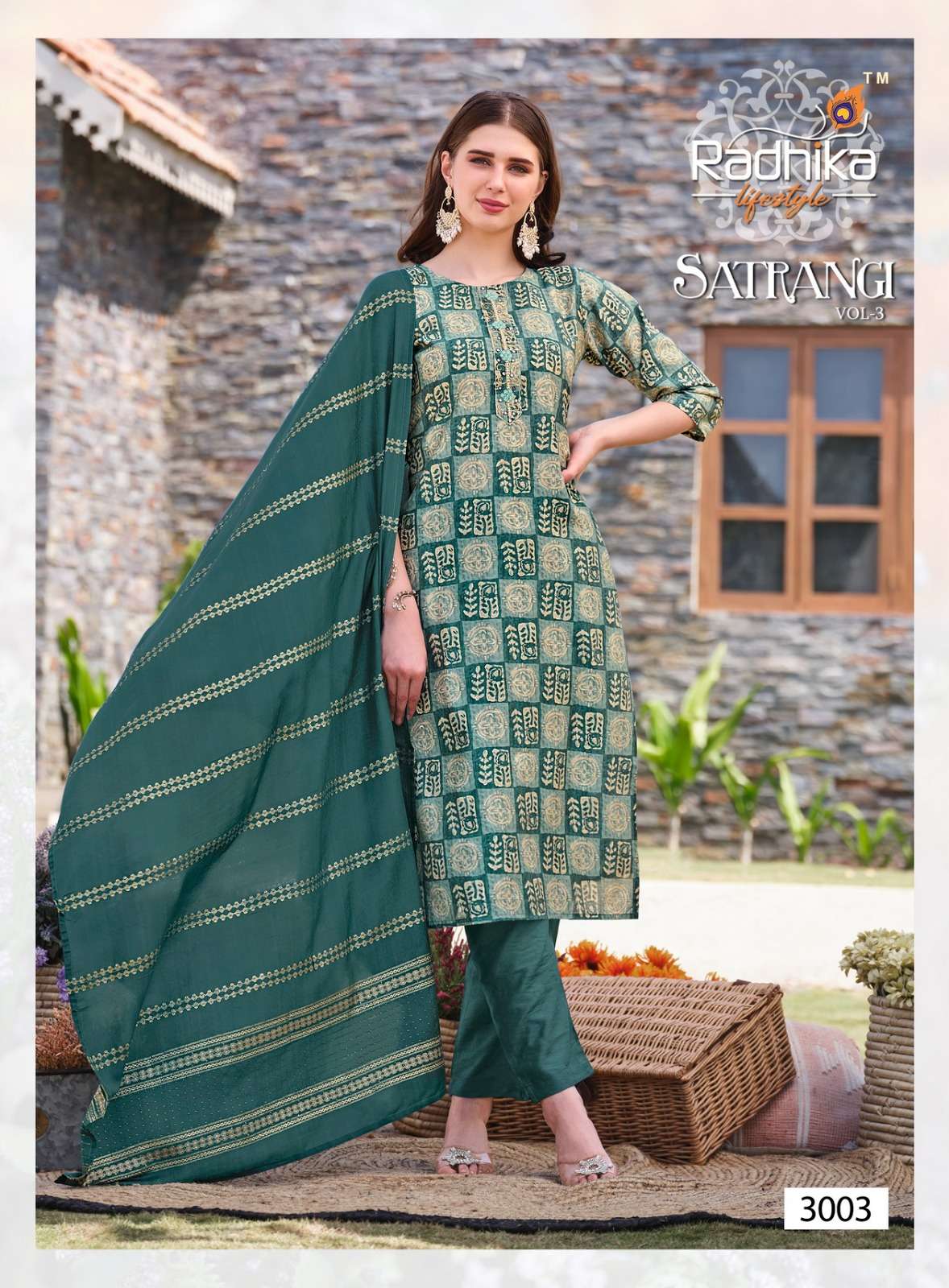 RADHIKA LIFE STYLE SATRANGI vol -3 Kurti Wholesale catalog