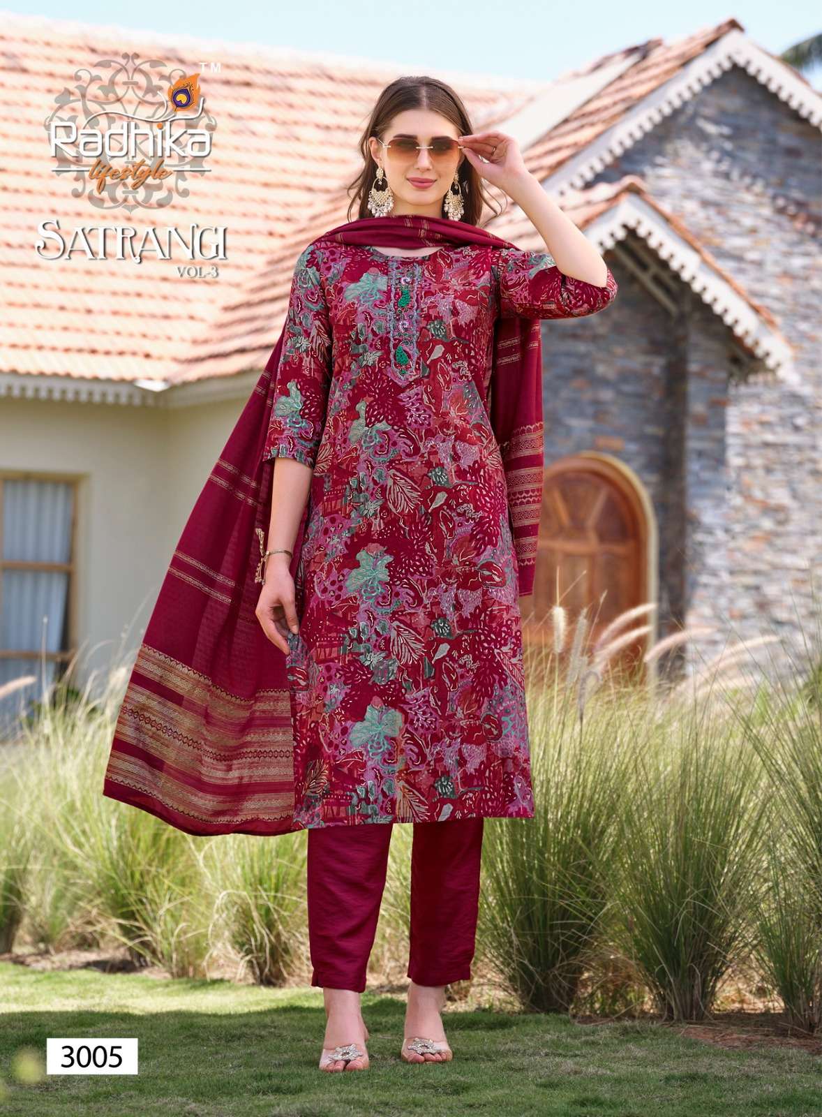 RADHIKA LIFE STYLE SATRANGI vol -3 Kurti Wholesale catalog