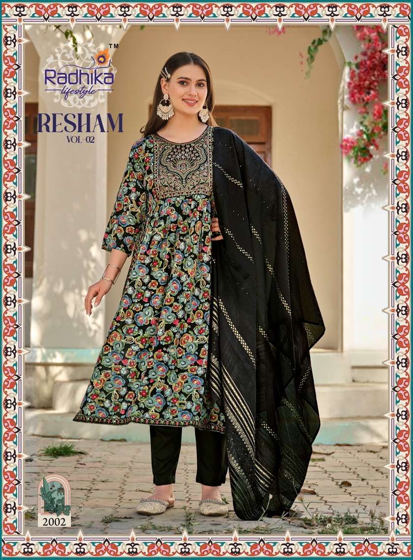 RADHIKA lifestyle RESHAM VOL2 Kurti Wholesale catalog