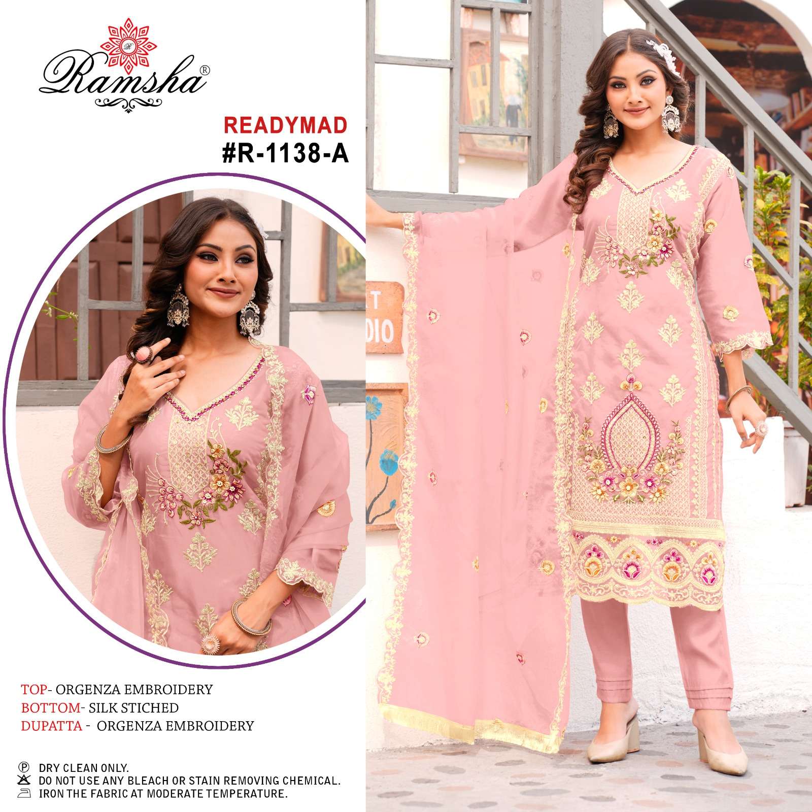 Ramsha R 1138 A To D Pakistani Suit Wholesale catalog