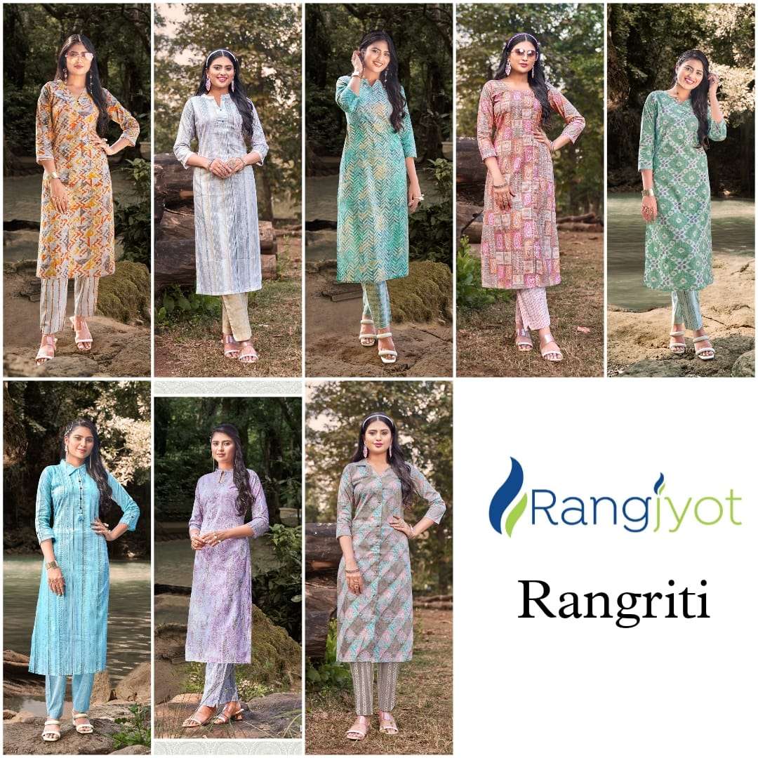 Rangjyot Rang Riti Kurti Wholesale catalog