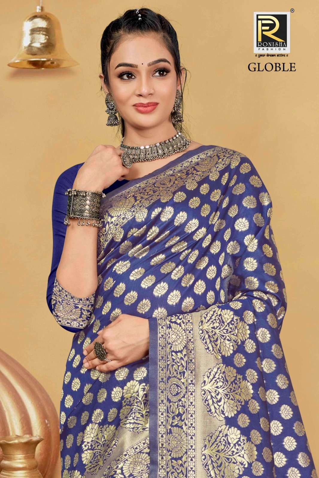 Ronisha Globle Banarasi Silk Saree Wholesale catalog