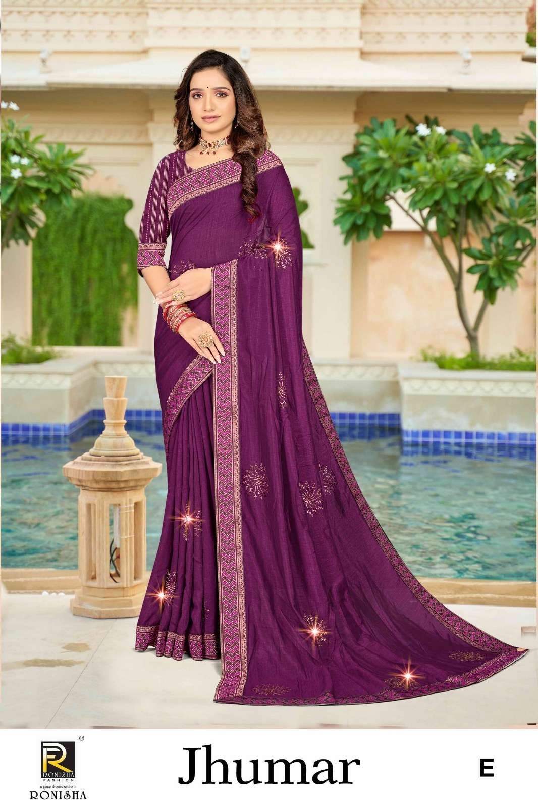 Ronisha Jhumar Silk Saree Wholesale catalog