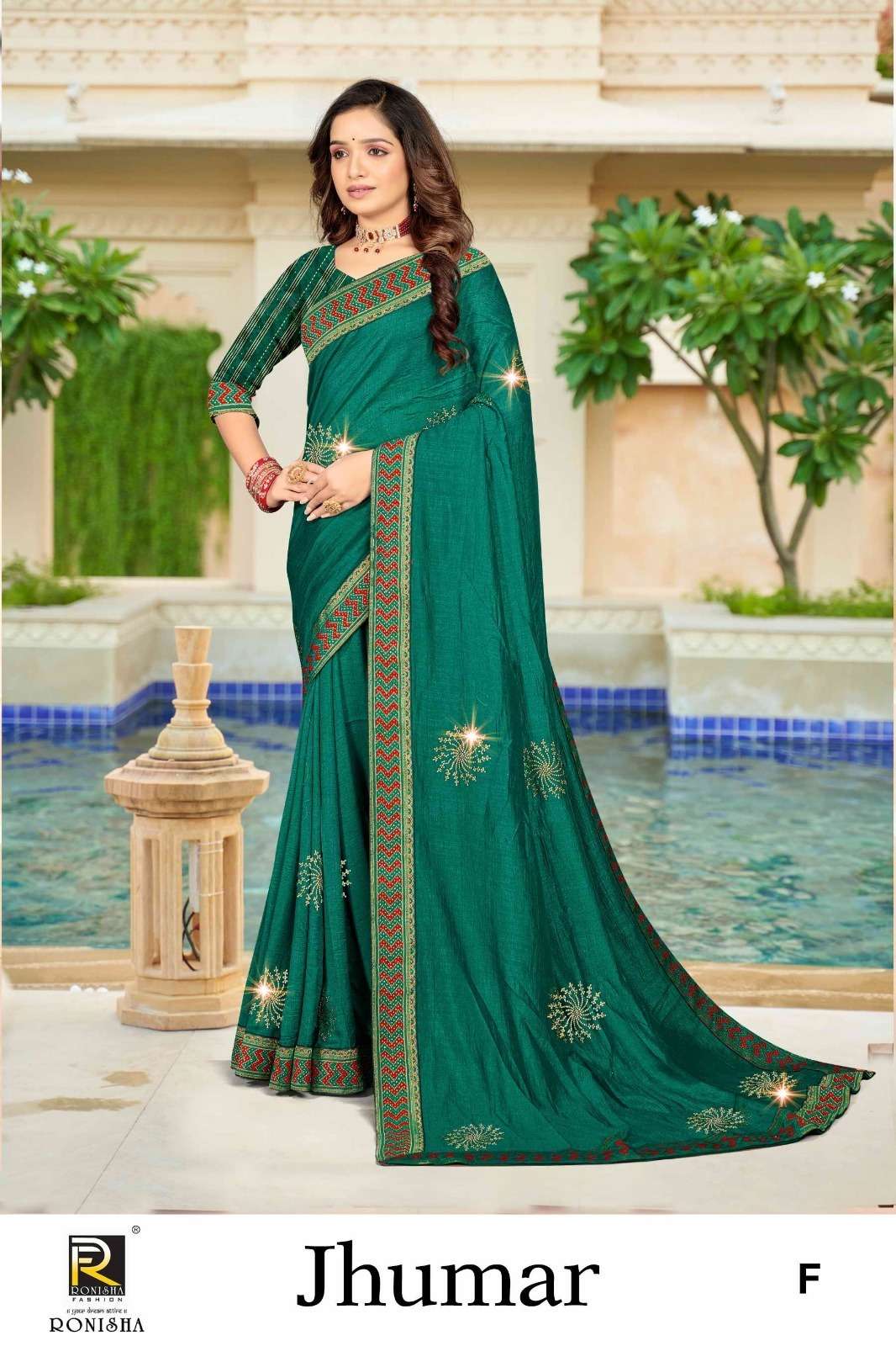 Ronisha Jhumar Silk Saree Wholesale catalog