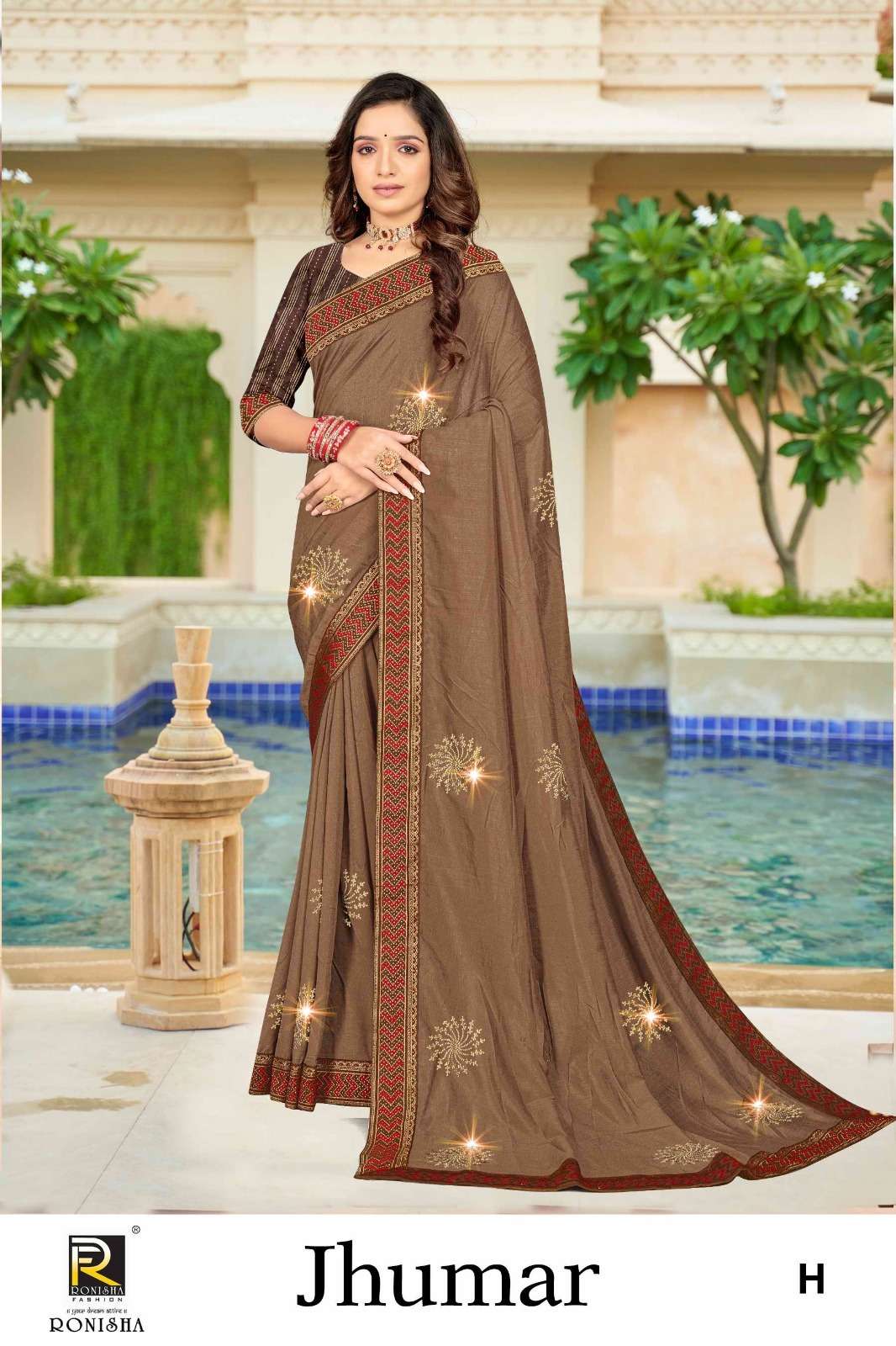 Ronisha Jhumar vichitra Silk Saree Wholesale catalog