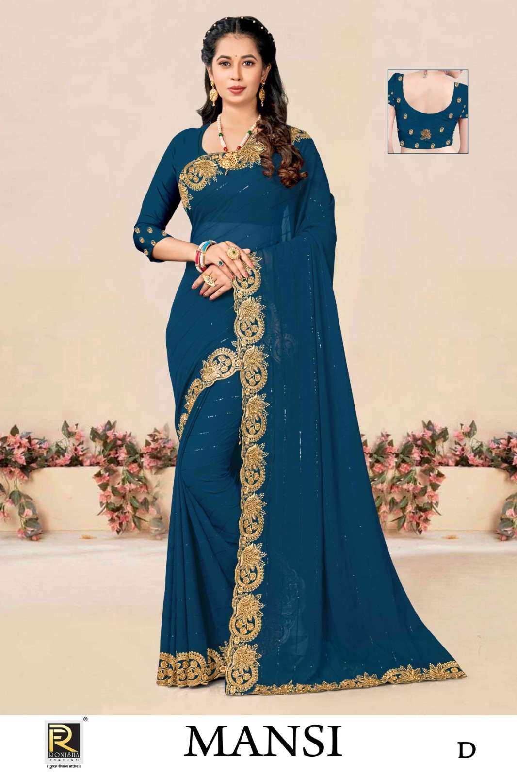 Ronisha Mansi Saree Wholesale catalog