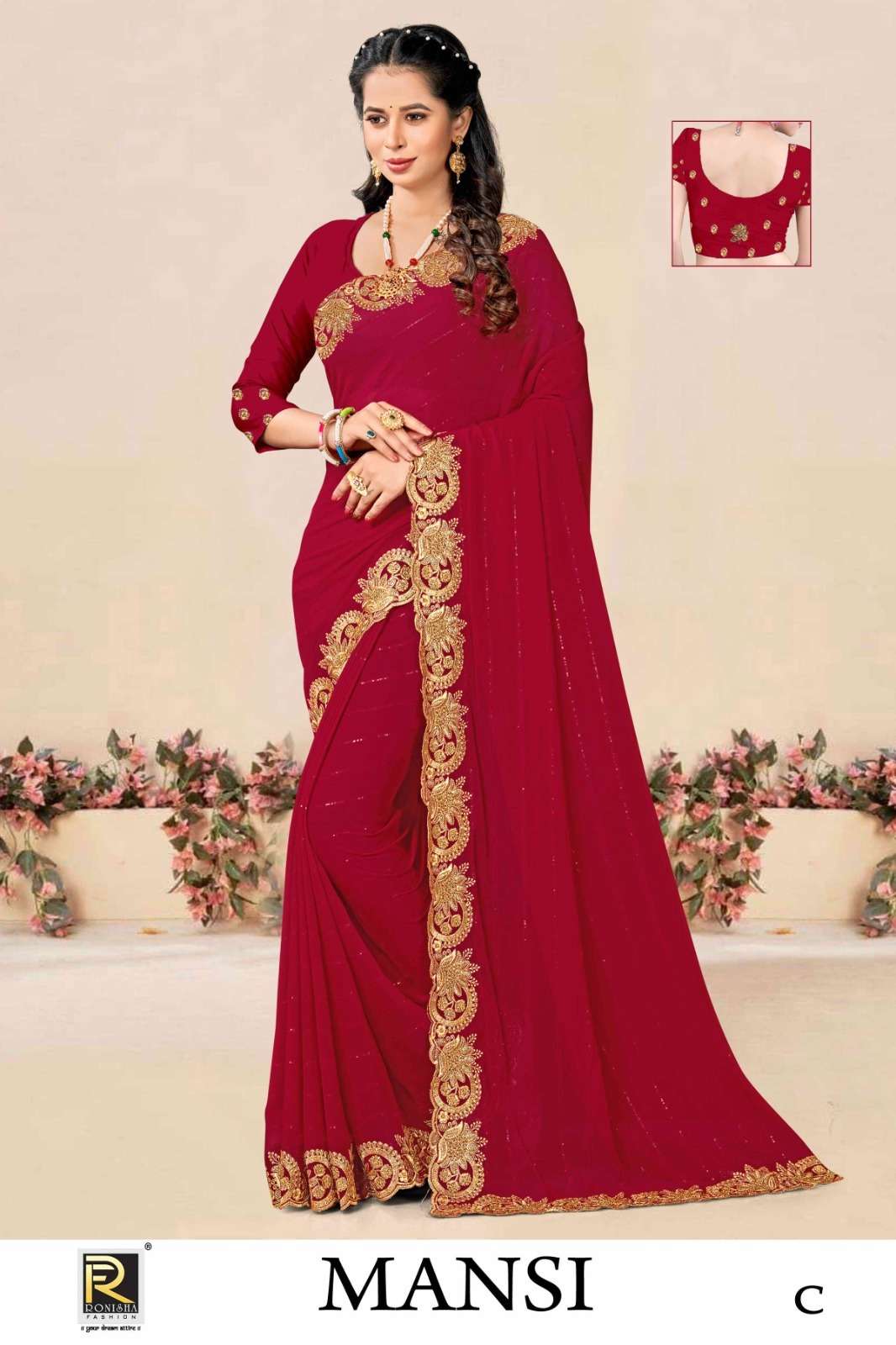 Ronisha Mansi Saree Wholesale catalog