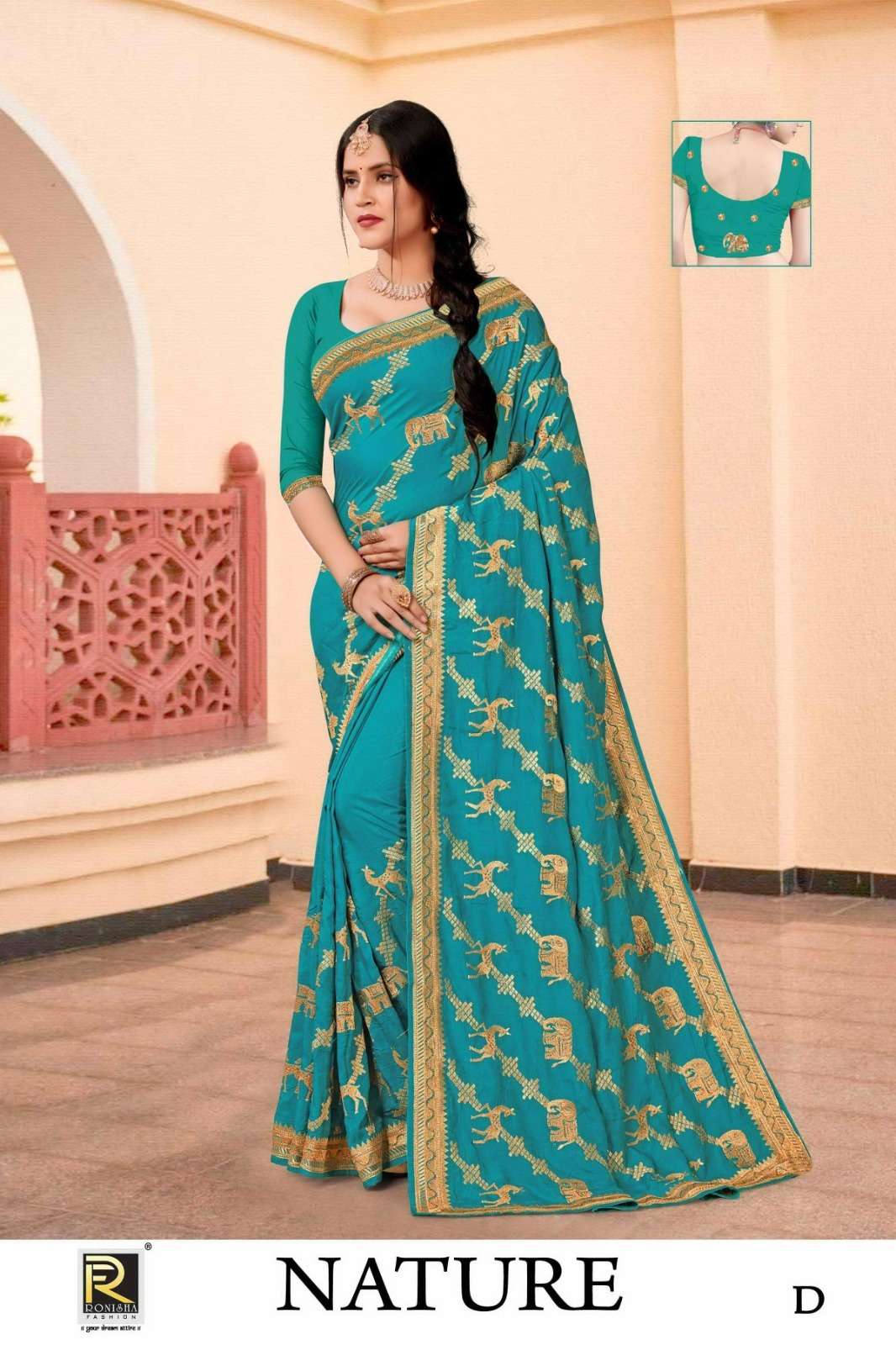 Ronisha Nature Saree Wholesale catalog