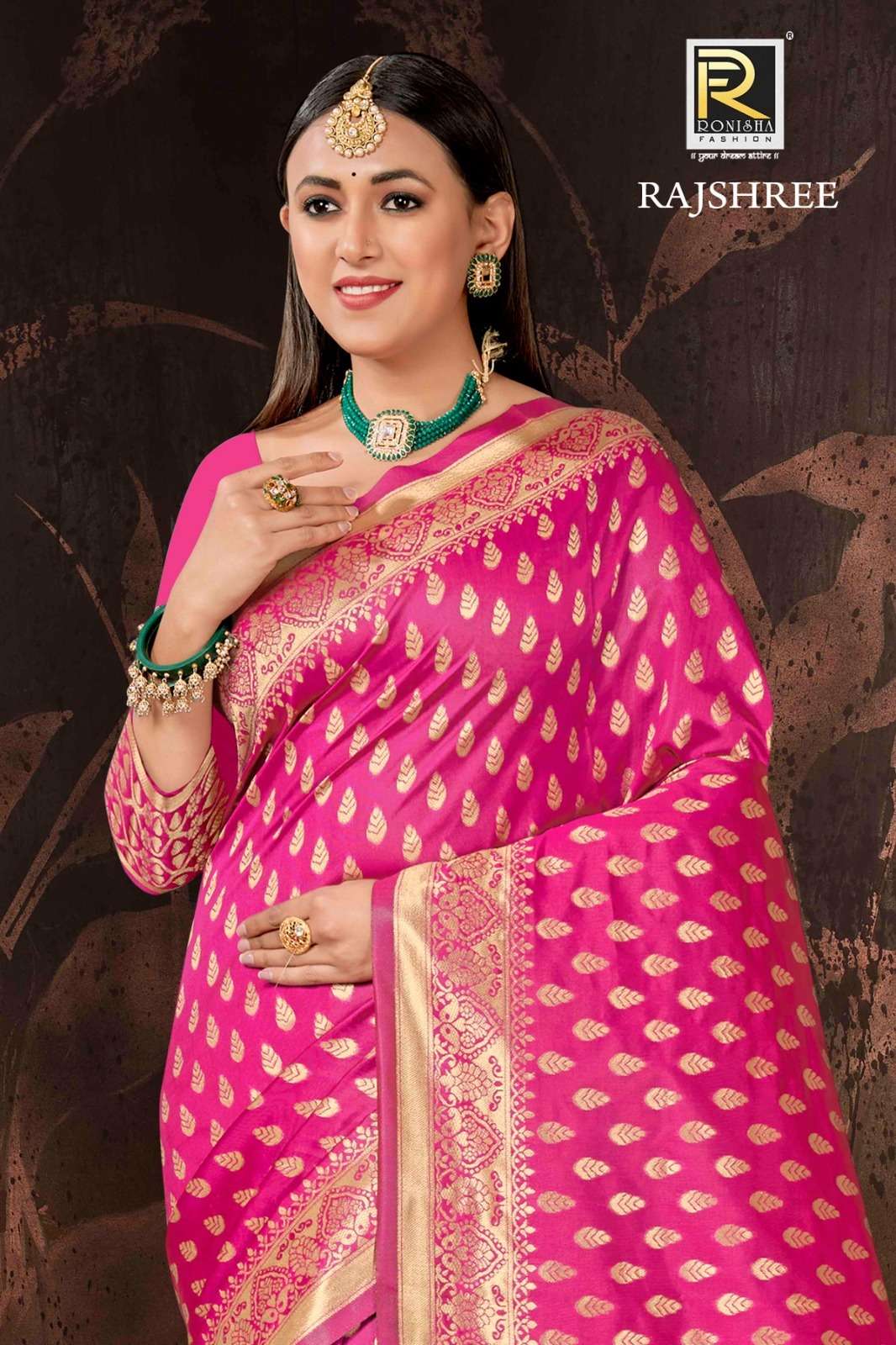 Ronisha Rajshree Banarasi Silk Saree Wholesale catalog