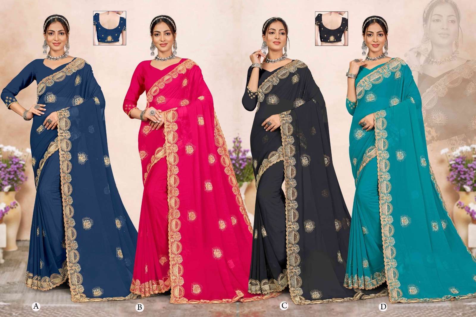 Ronisha Vandini Saree Wholesale catalog