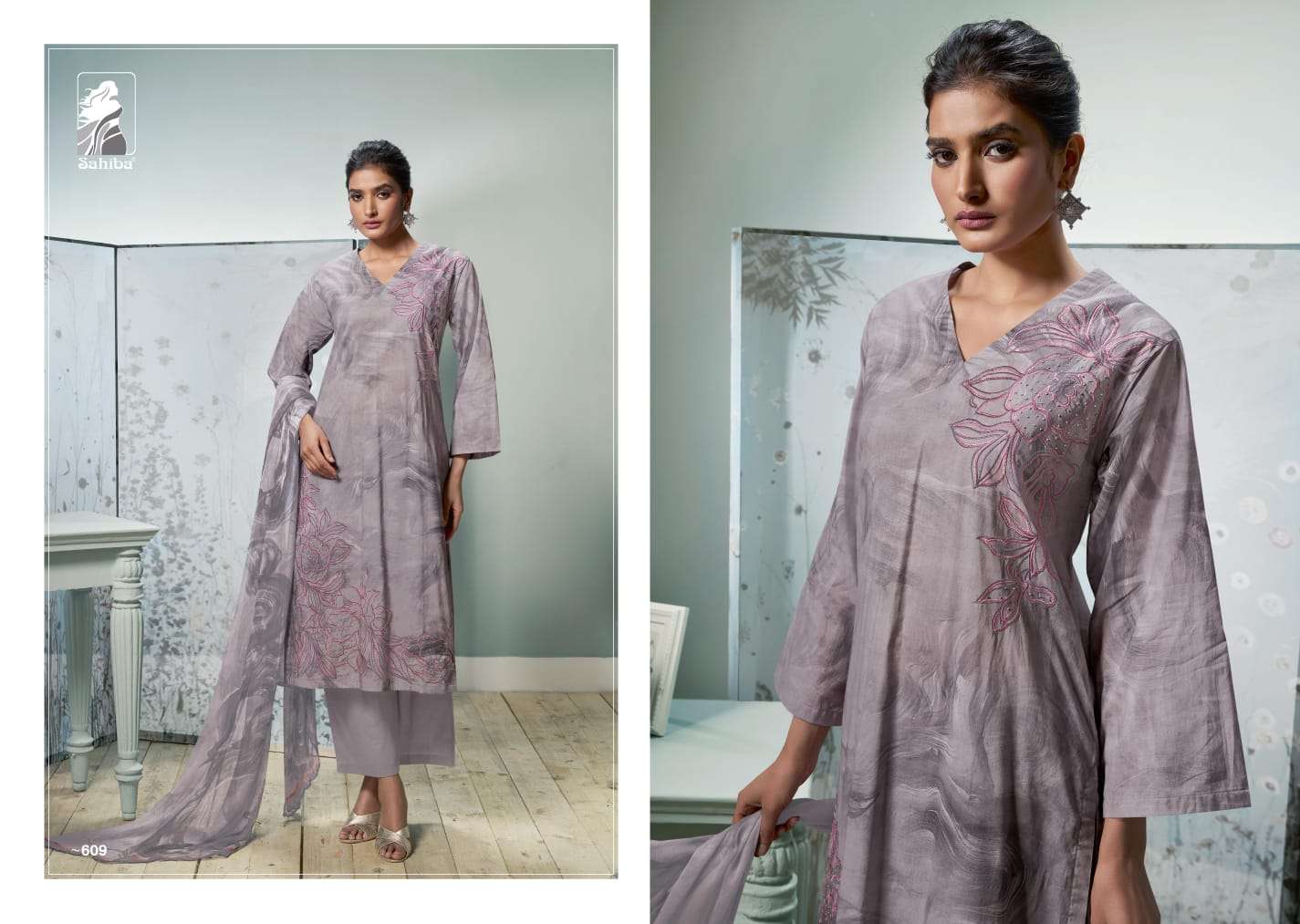 Sahiba NILGIRI Dress Material Wholesale catalog