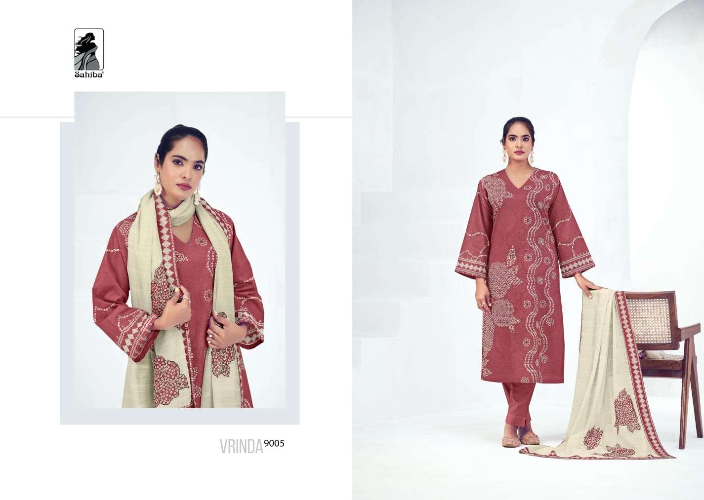 Sahiba VRINDA Dress Material Wholesale catalog