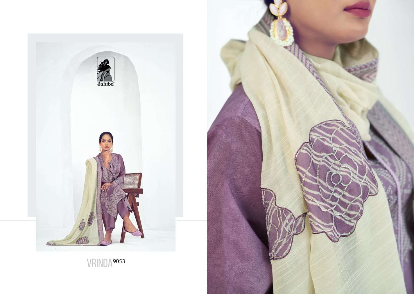 Sahiba VRINDA Dress Material Wholesale catalog