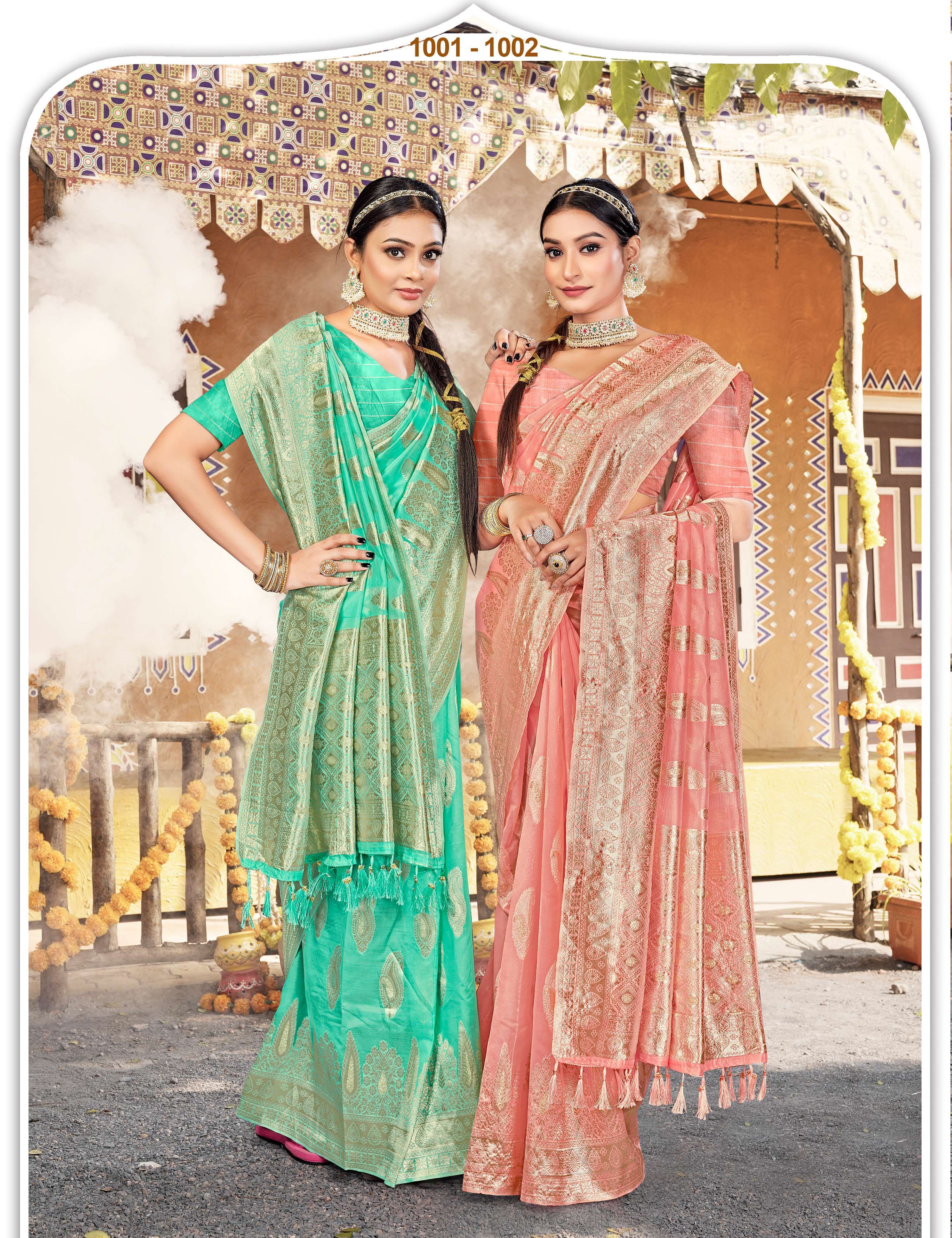 Saroj  Mayshaa Vol - 1 Soft silk Saree Wholesale catalog    