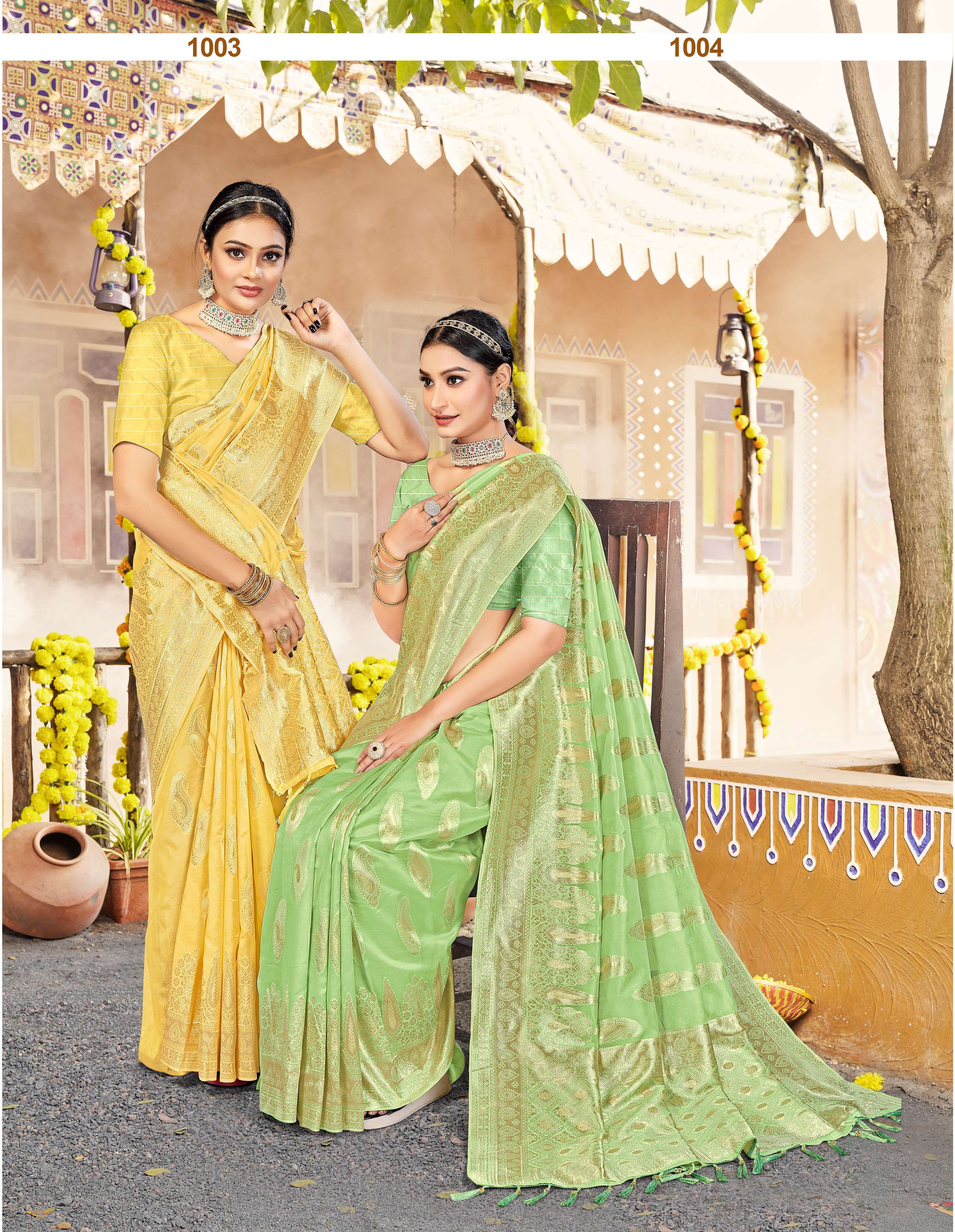 Saroj  Mayshaa Vol - 1 Soft silk Saree Wholesale catalog    