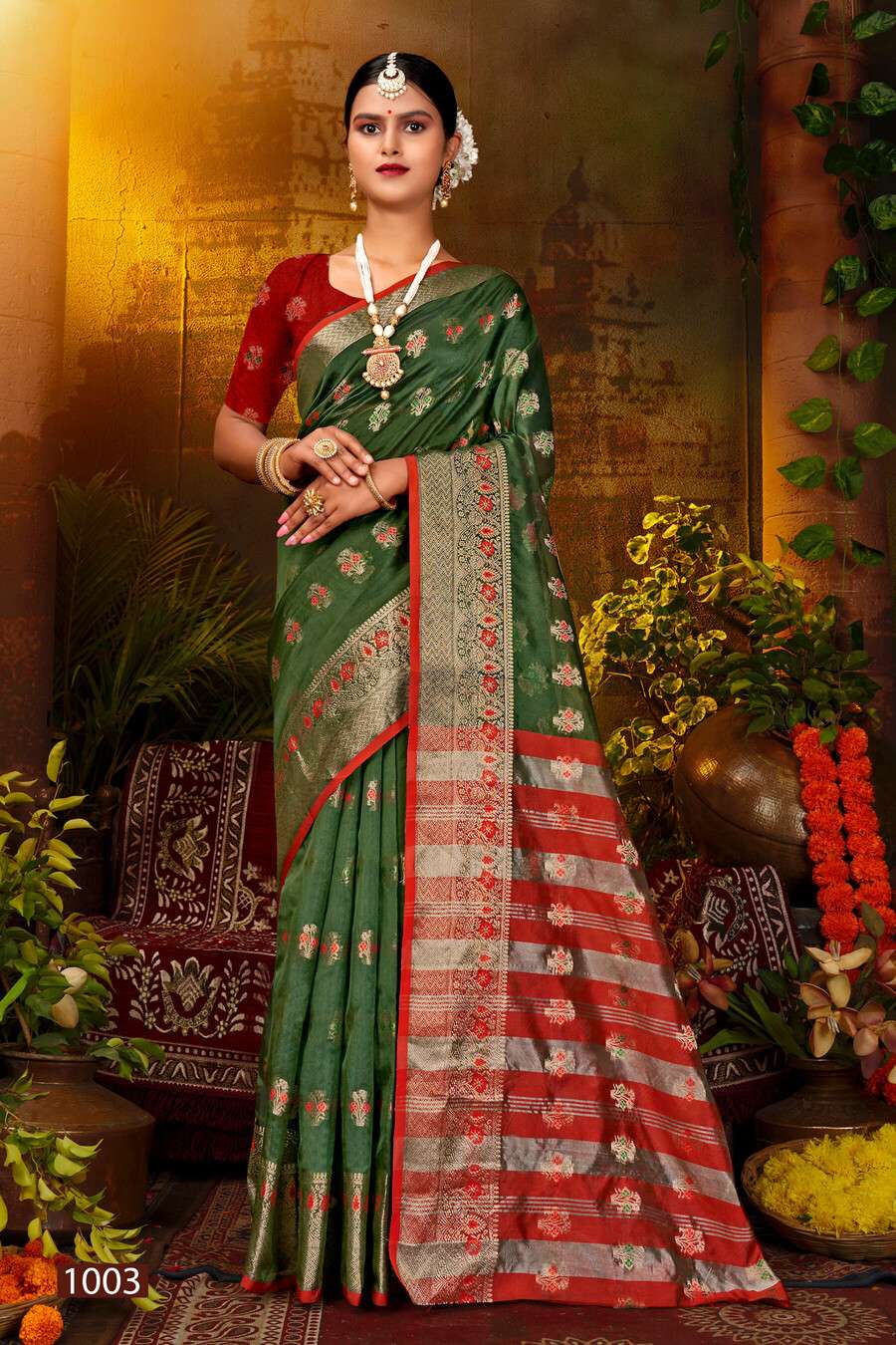 Saroj Sajelee - 2 Soft organza Saree Wholesale catalog    