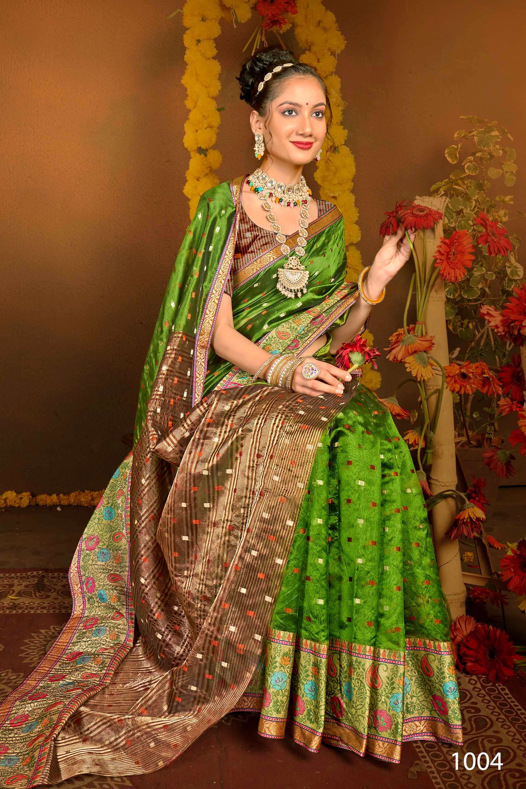 Saroj Sitaraa Vol - 1 Soft organza silk Saree Wholesale catalog    