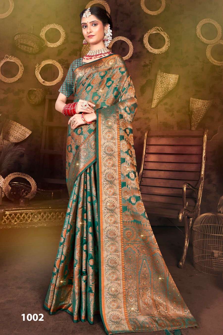 Saroj  Victoria vol.5 Soft organza saree Saree Wholesale catalog    